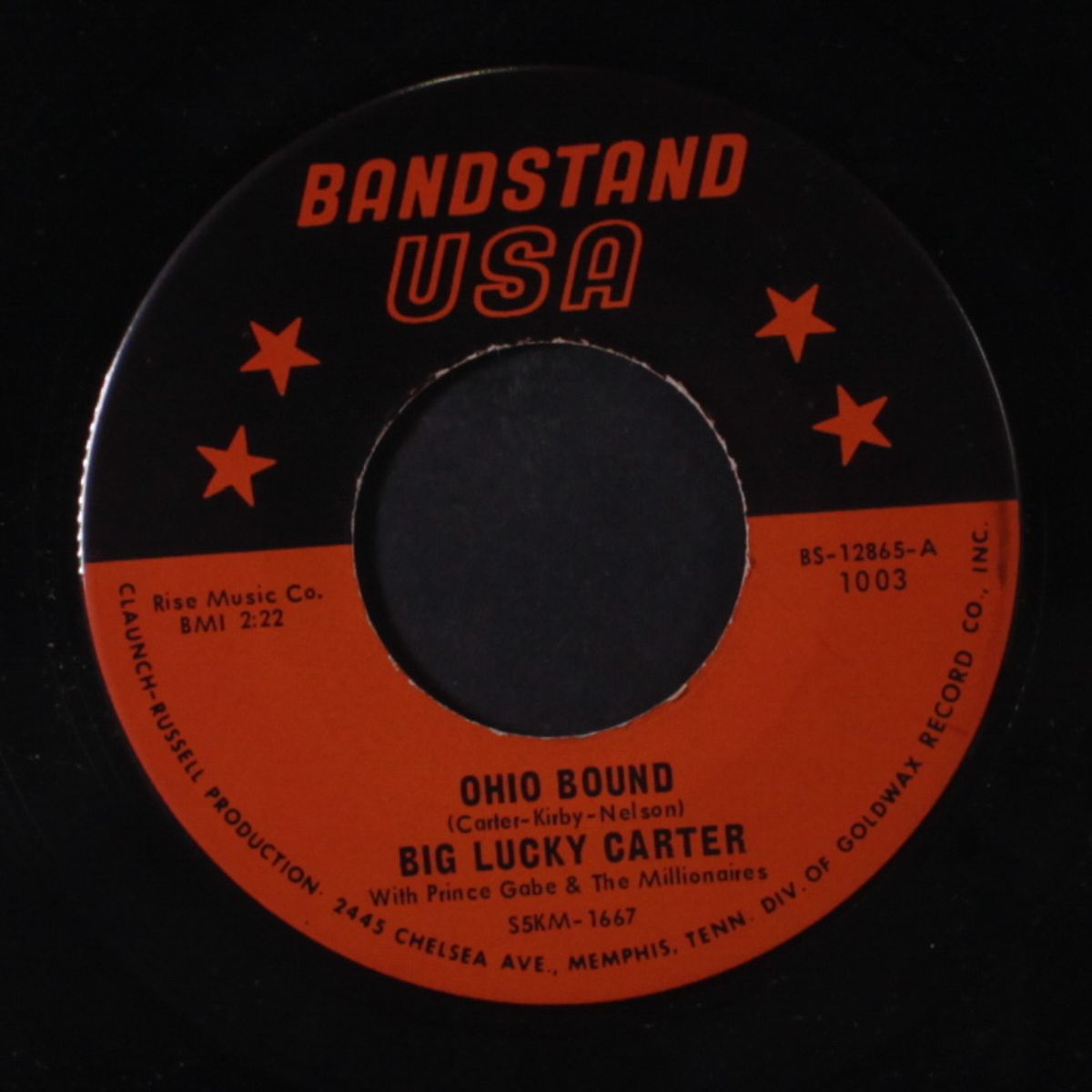 ohio bound / hurricane blues by BIG LUCKY CARTER