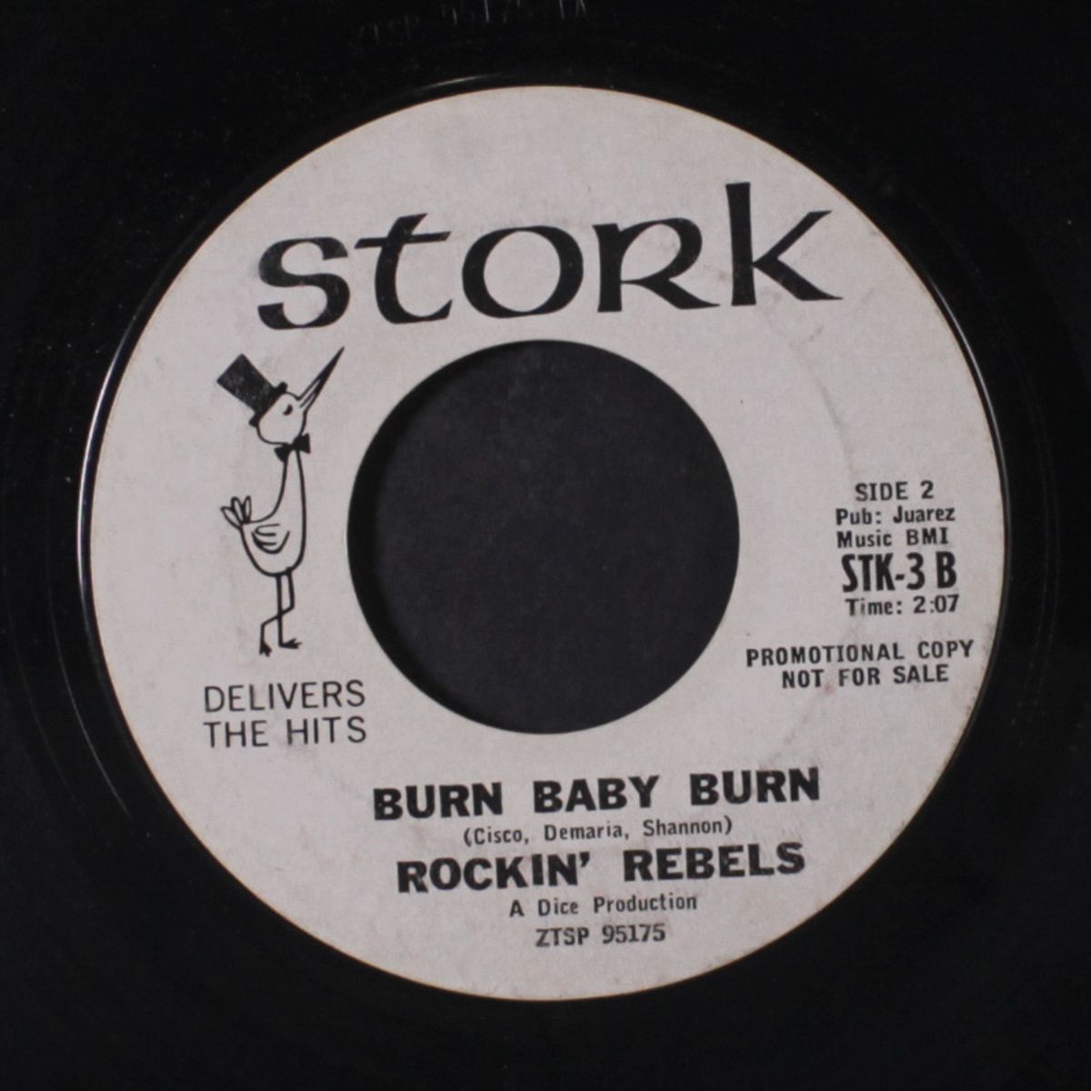 burn baby burn / bongo blue beat by ROCKIN' REBELS