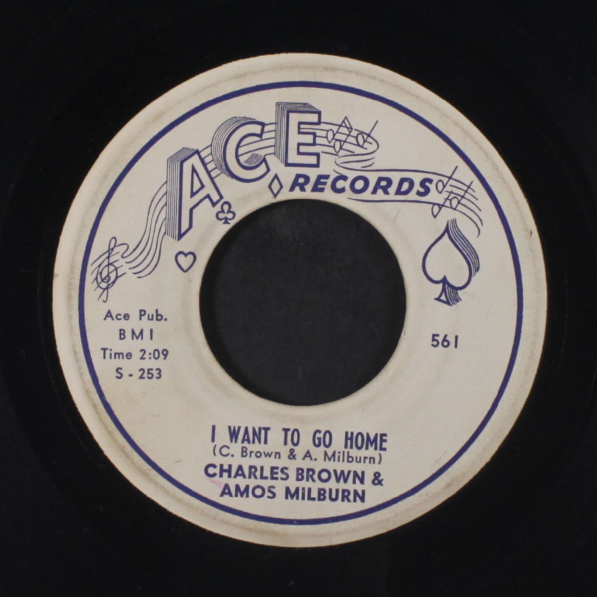 educated fool / i want to go home by CHARLES BROWN & AMOS MILBURN