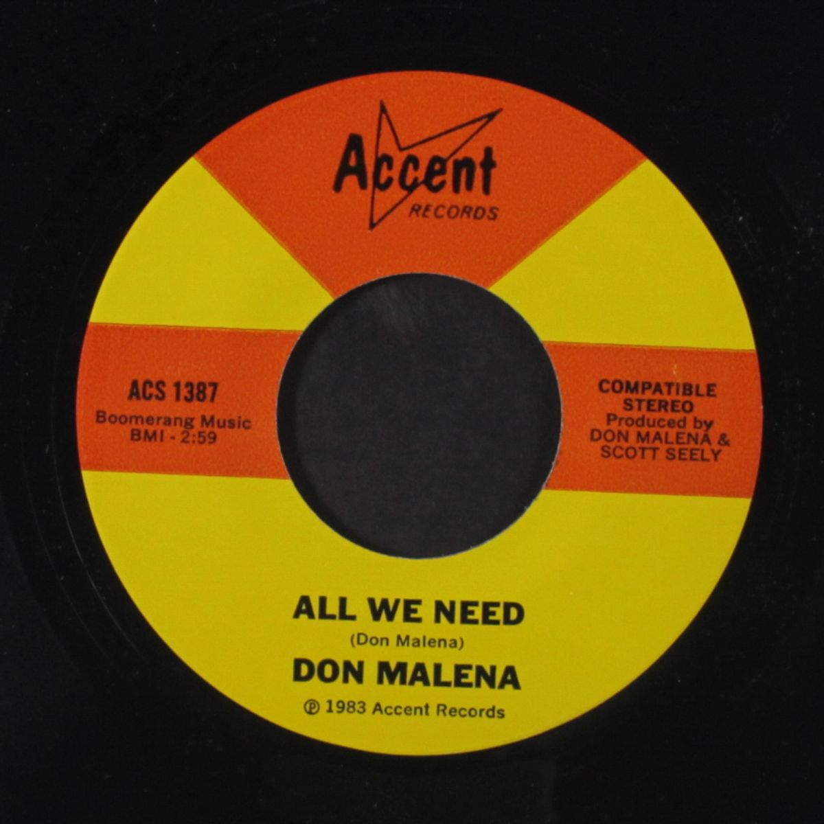 a little bit every night / all we need by DON MALENA