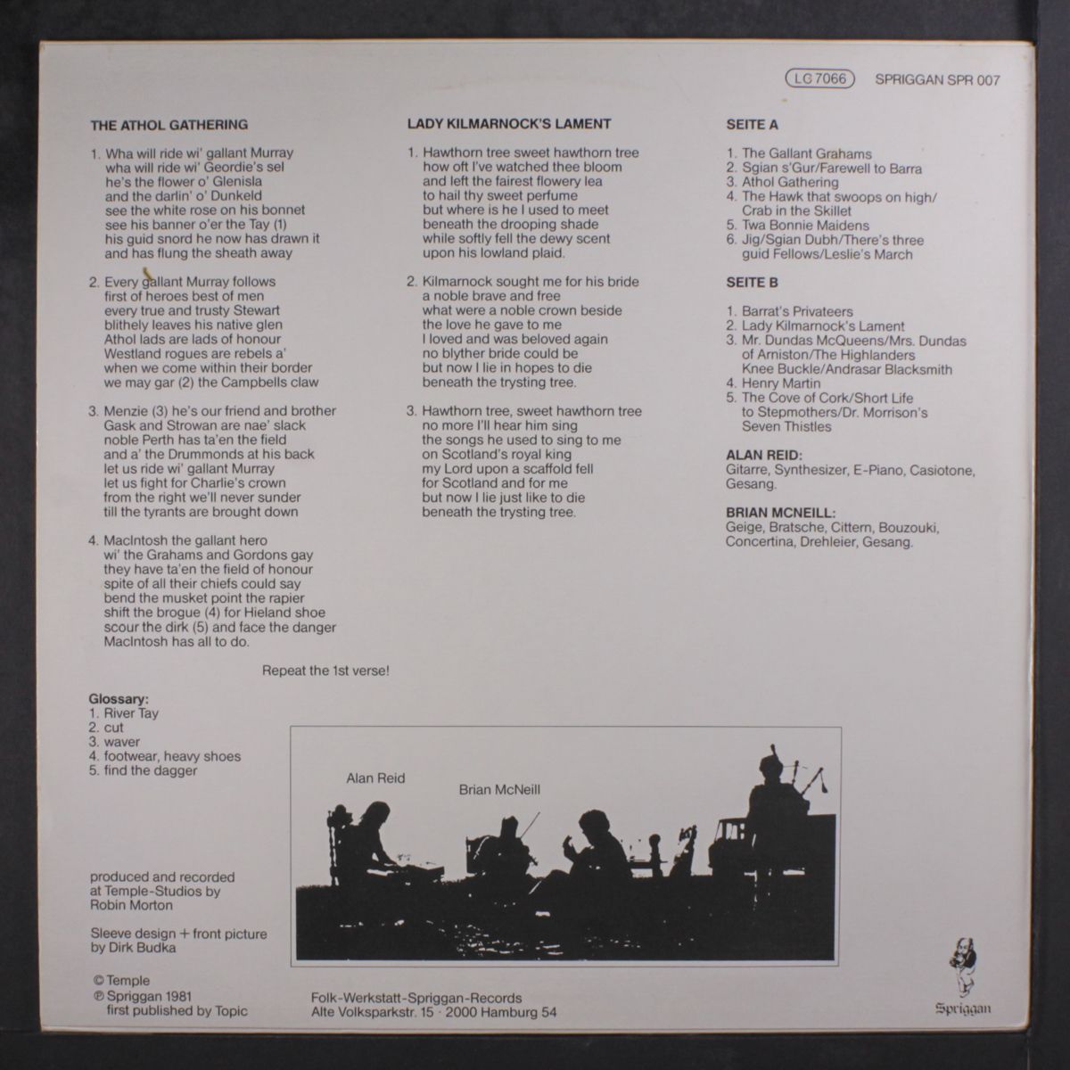 sidetracks by ALAN REID & BRIAN MCNEILL