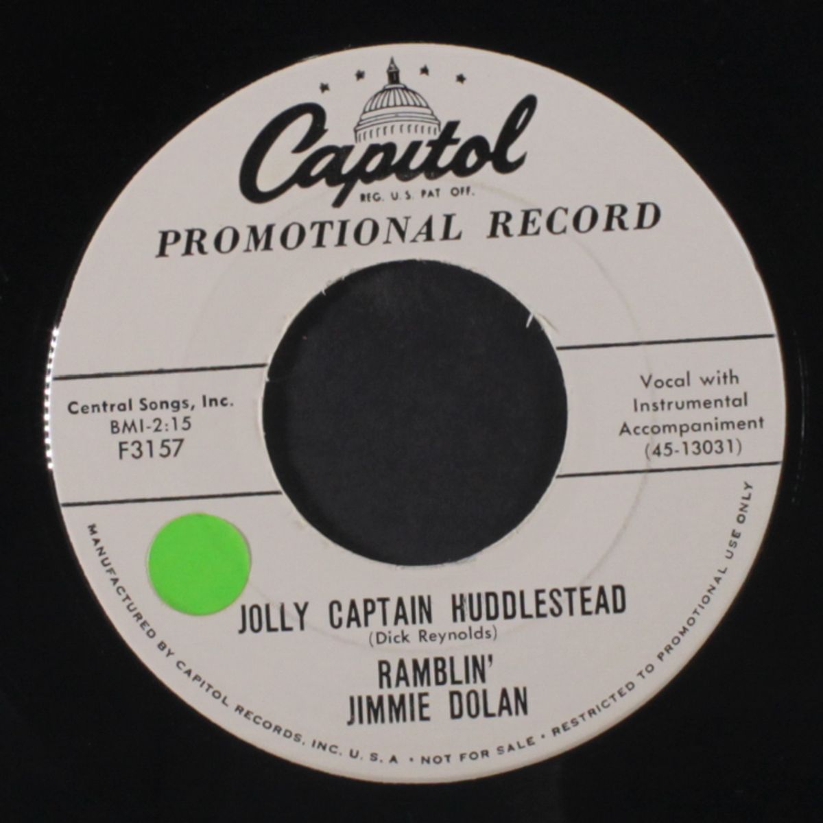 jolly captain huddlestead / what's another broken heart by RAMBLIN' JIMMIE DOLAN