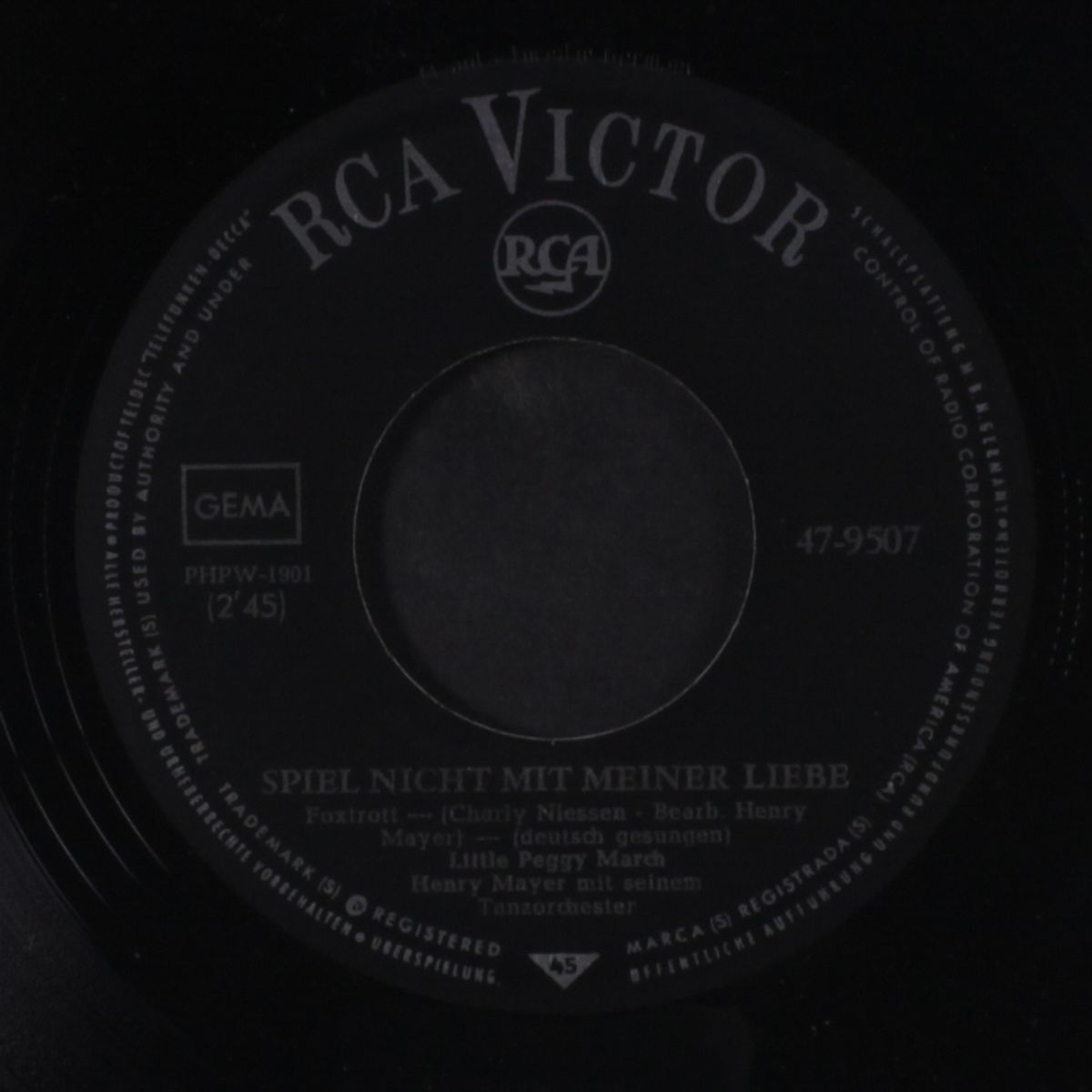 lady music / spiel nicht mit meiner liebe by LITTLE PEGGY MARCH
