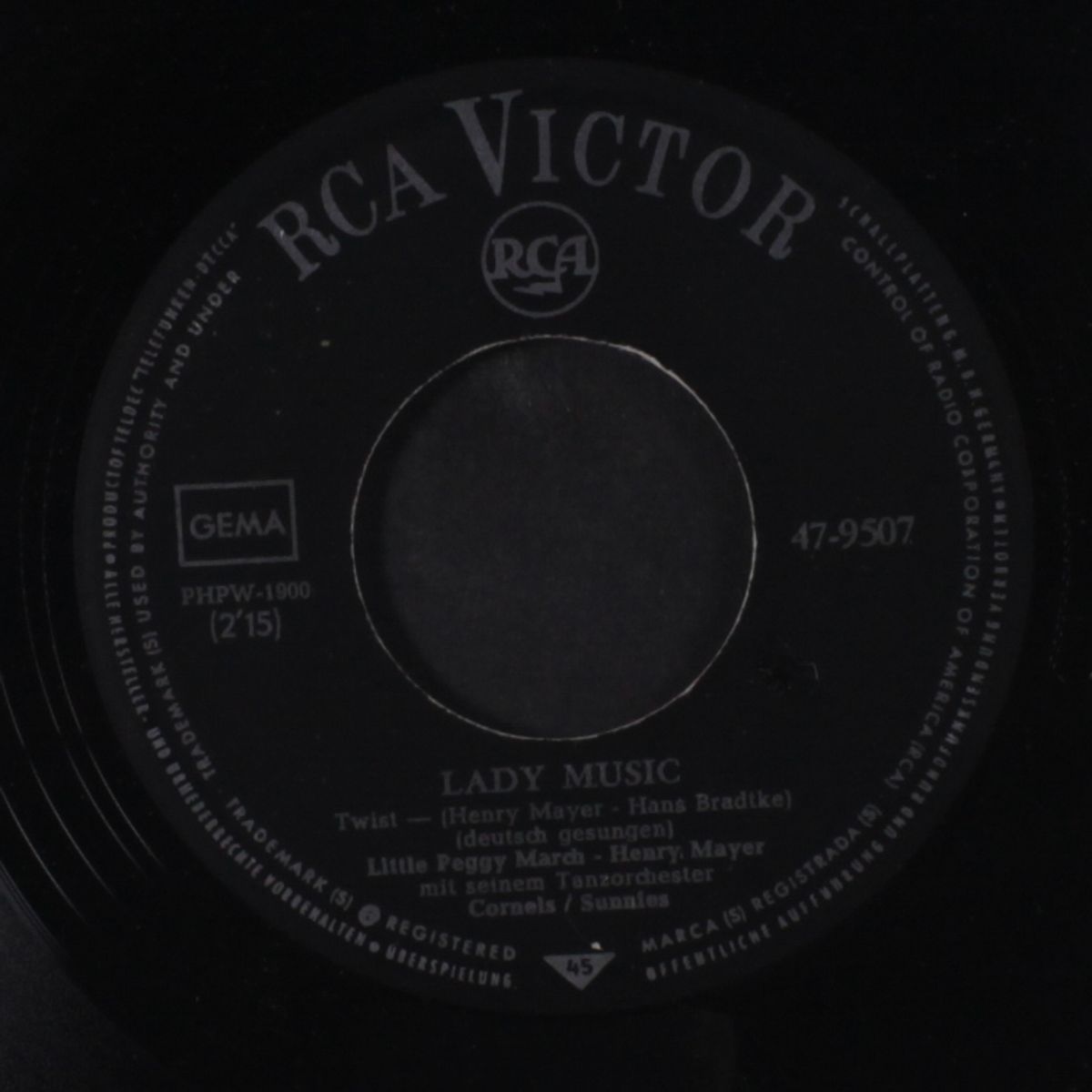 lady music / spiel nicht mit meiner liebe by LITTLE PEGGY MARCH