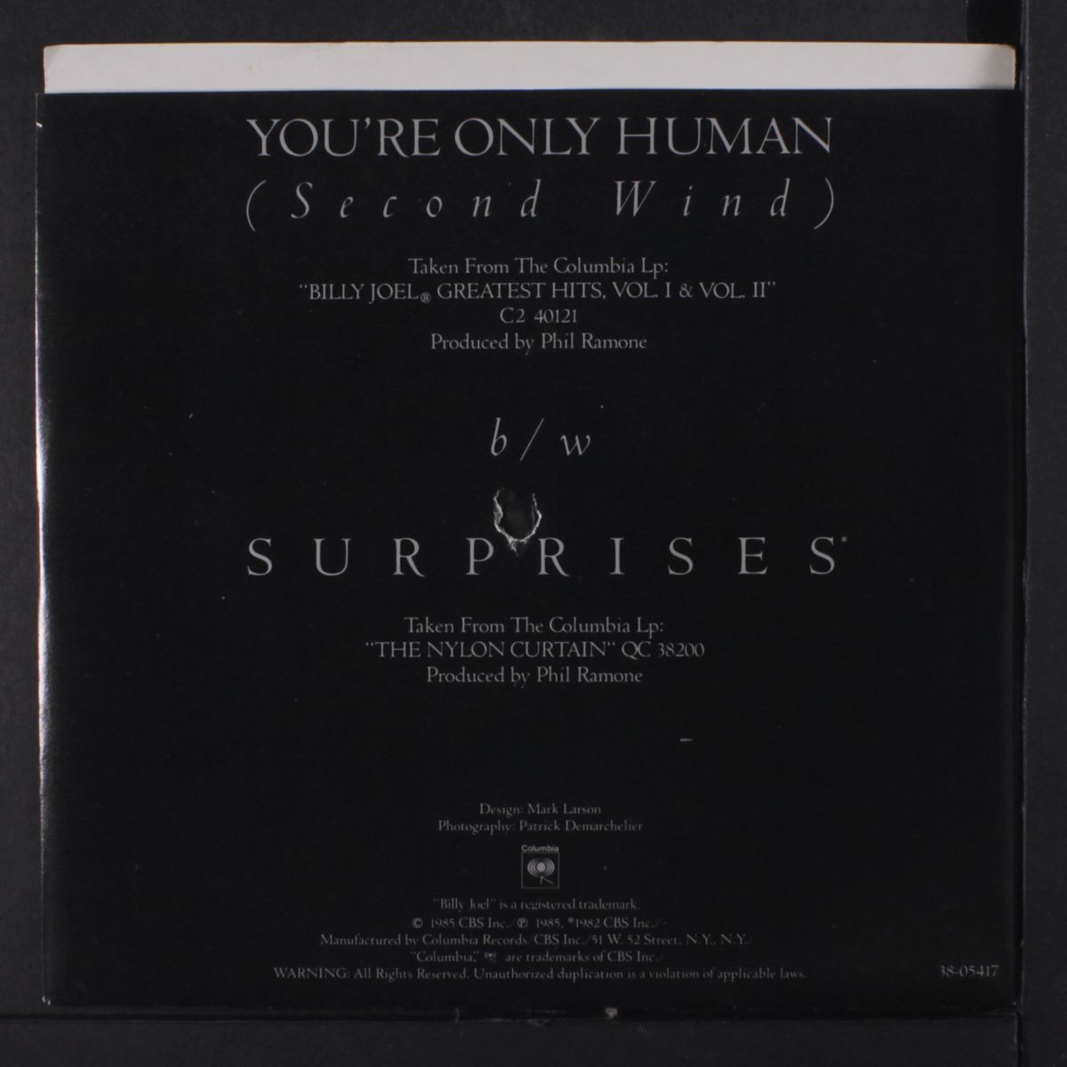 you're only human / surprises by BILLY JOEL