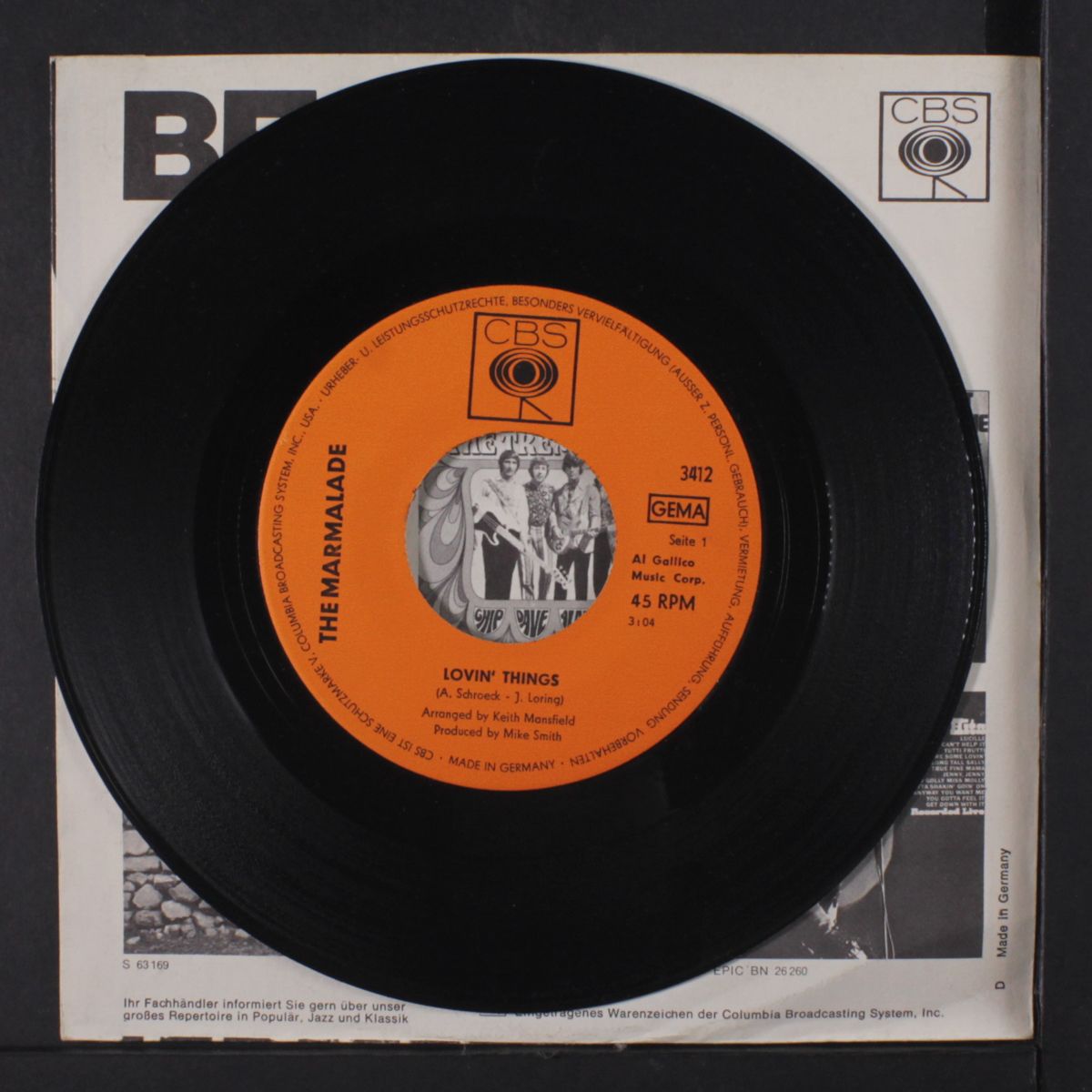 lovin' things / hey joe by MARMALADE