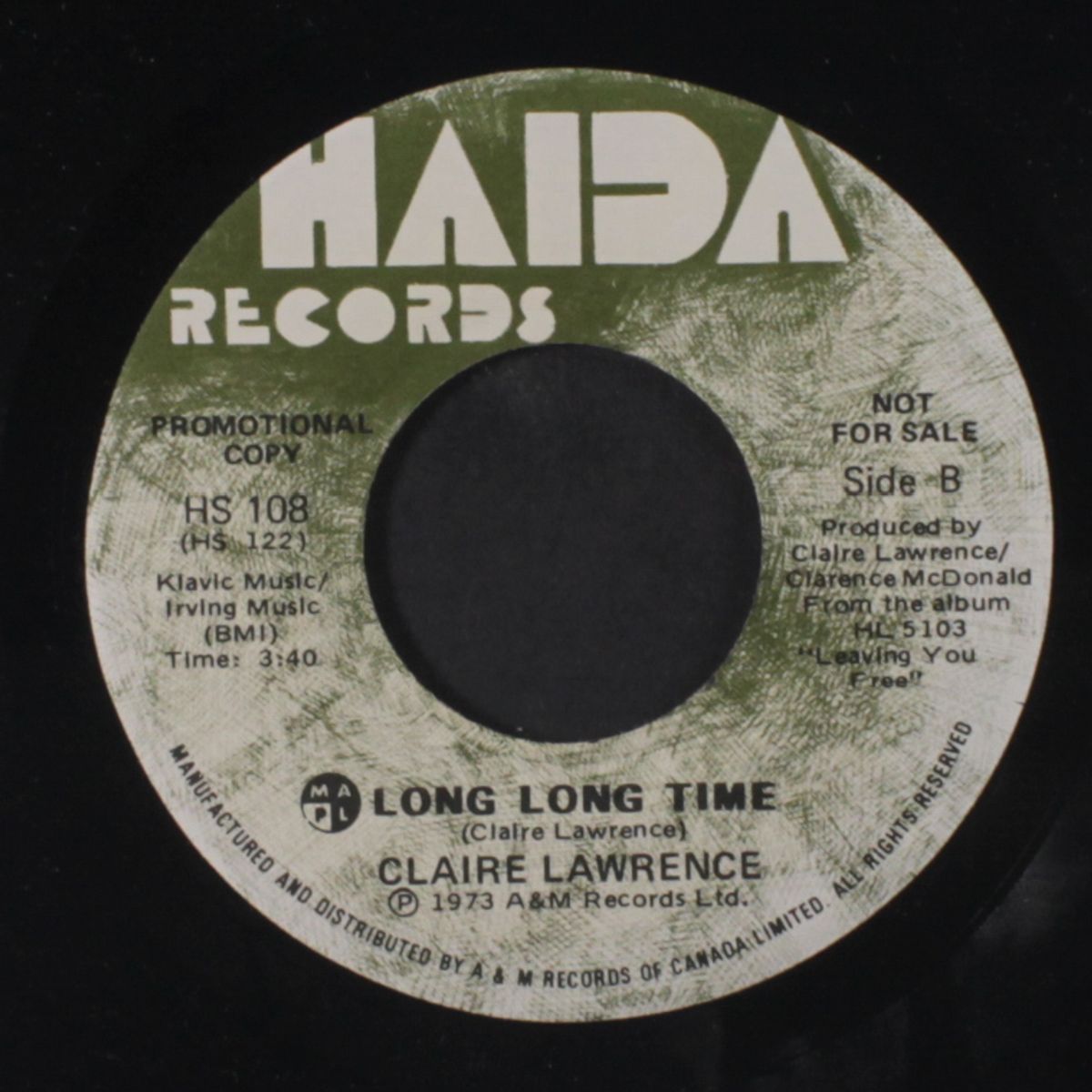 country mover / long long time by CLAIRE LAWRENCE