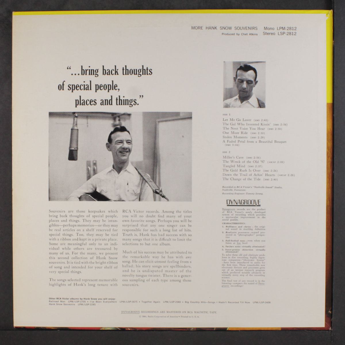 more souvenirs by HANK SNOW