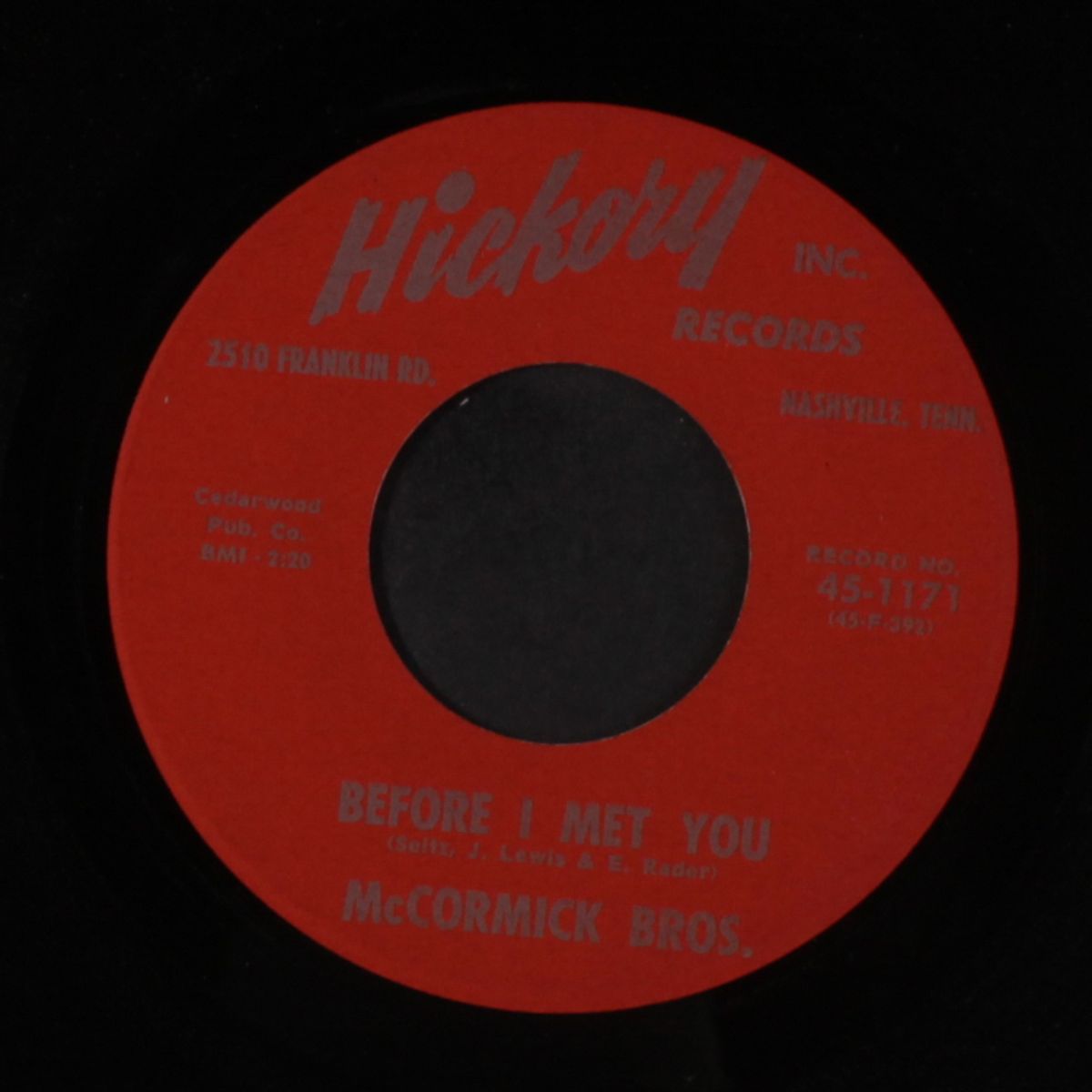 the dobro twist / before i met you by MCCORMICK BROTHERS