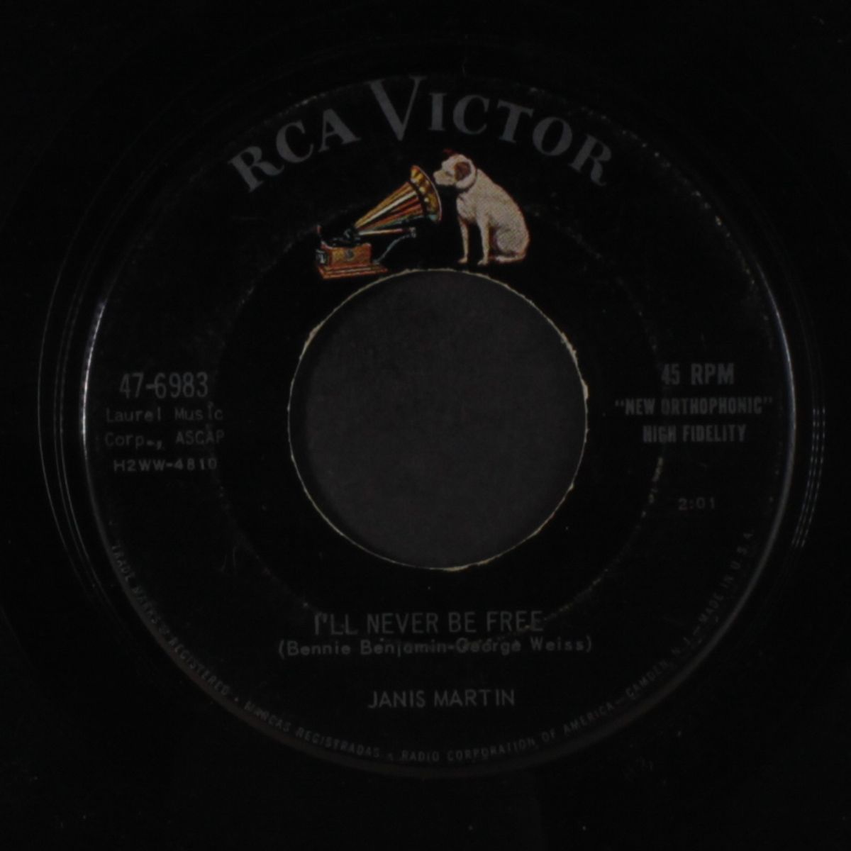 love and kisses / i'll never be free by JANIS MARTIN