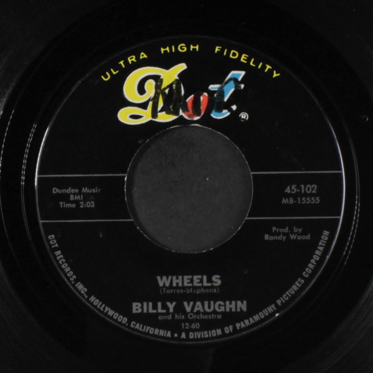 wheels / orange blossom special by BILLY VAUGHN