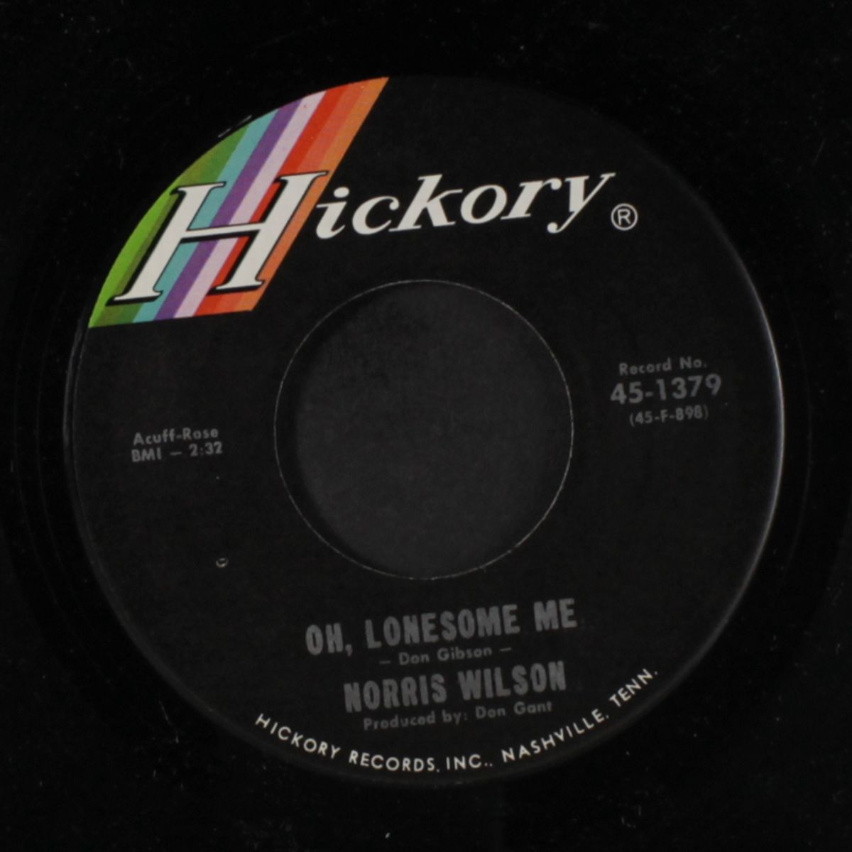 oh, lonesome me / let's think about living by NORRIS WILSON