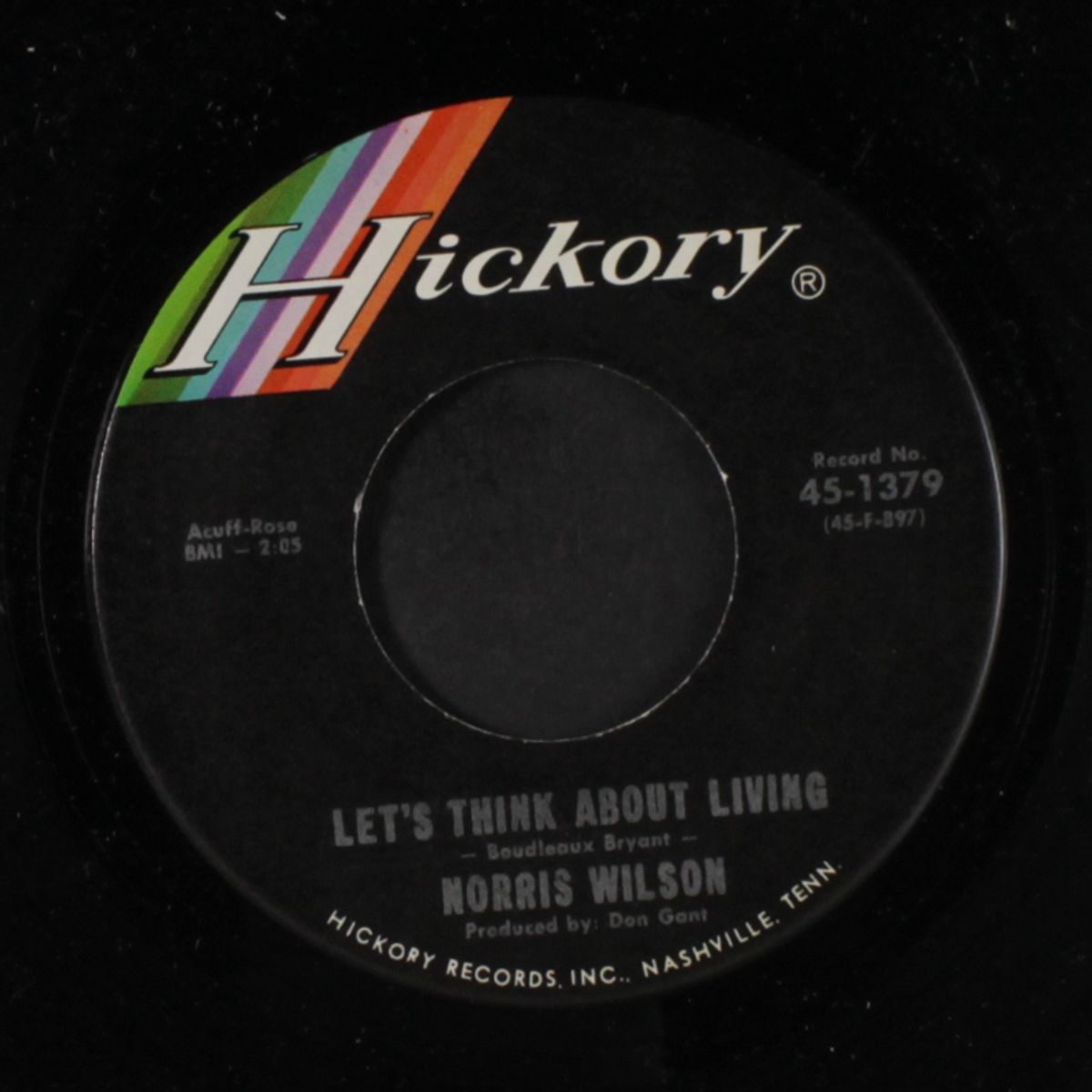 oh, lonesome me / let's think about living by NORRIS WILSON