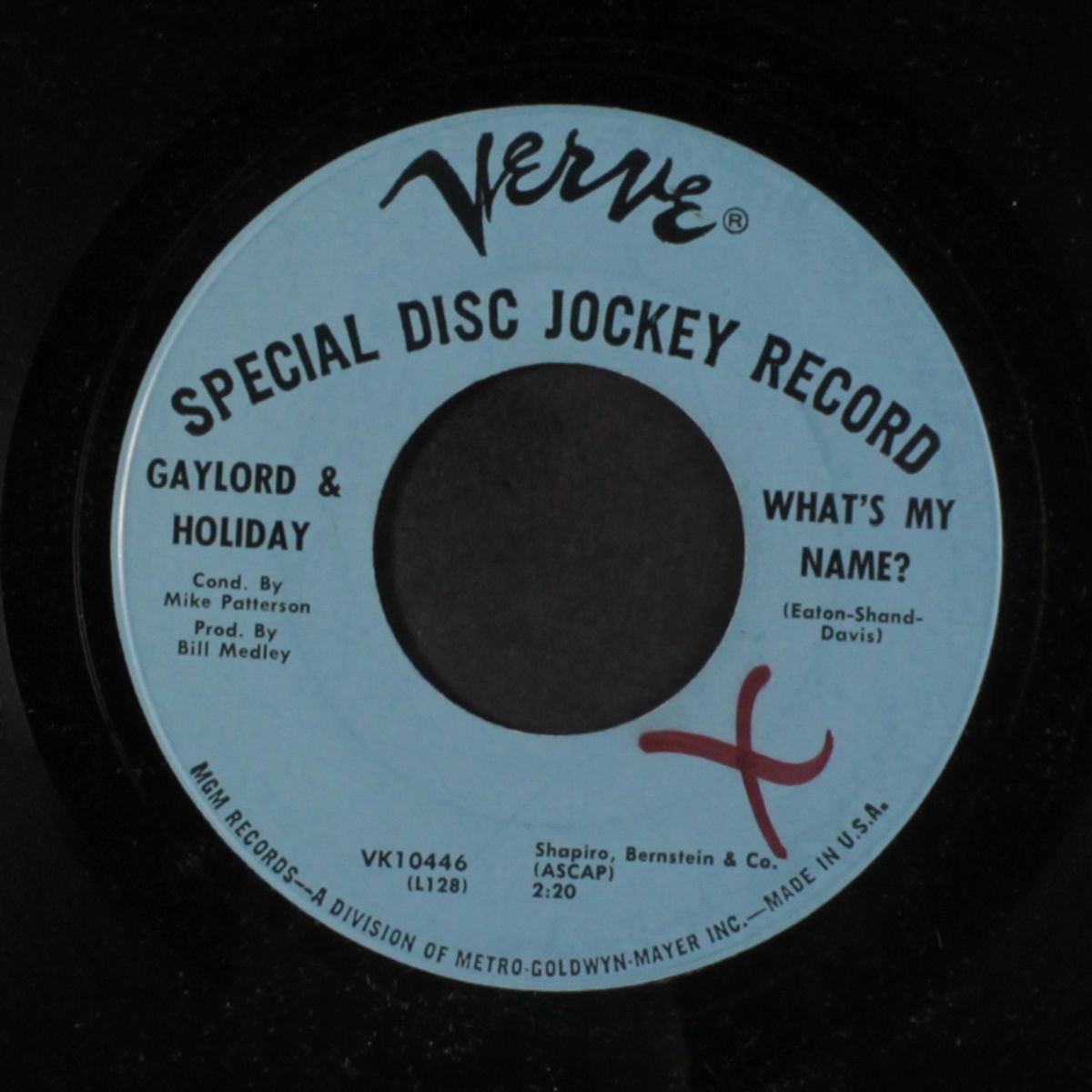 sweets for my sweet / what's my name? by GAYLORD & HOLIDAY