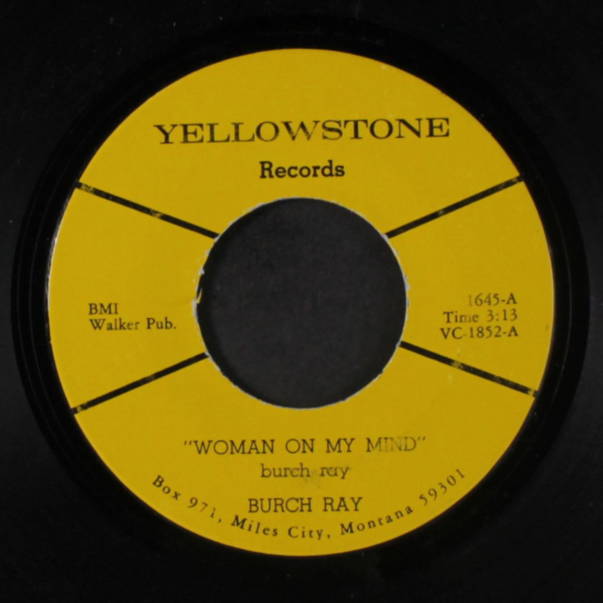 woman on my mind / greenback dollar by BURCH RAY