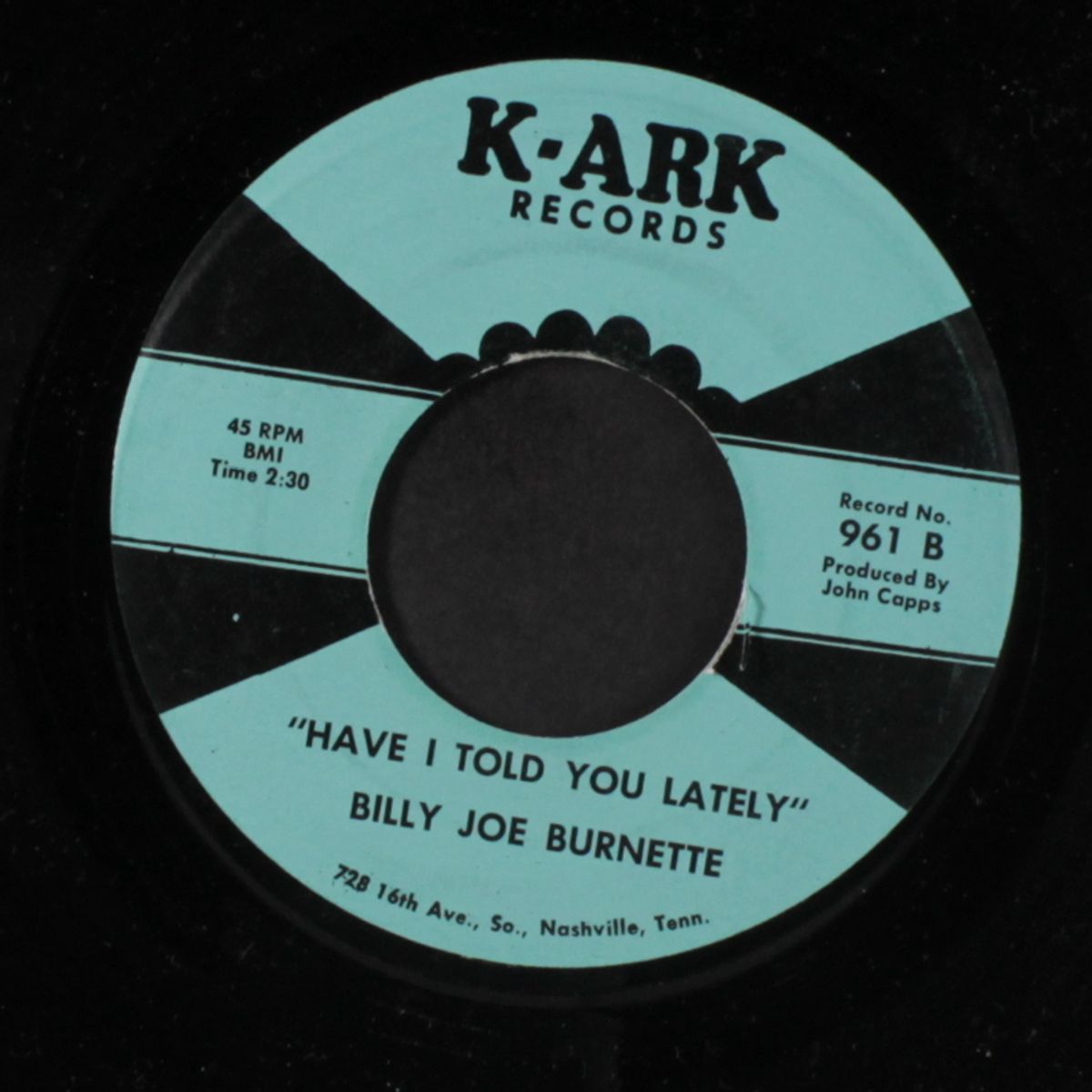 have i told you lately / blow smoke on a kangaroo by BILLY JOE BURNETTE