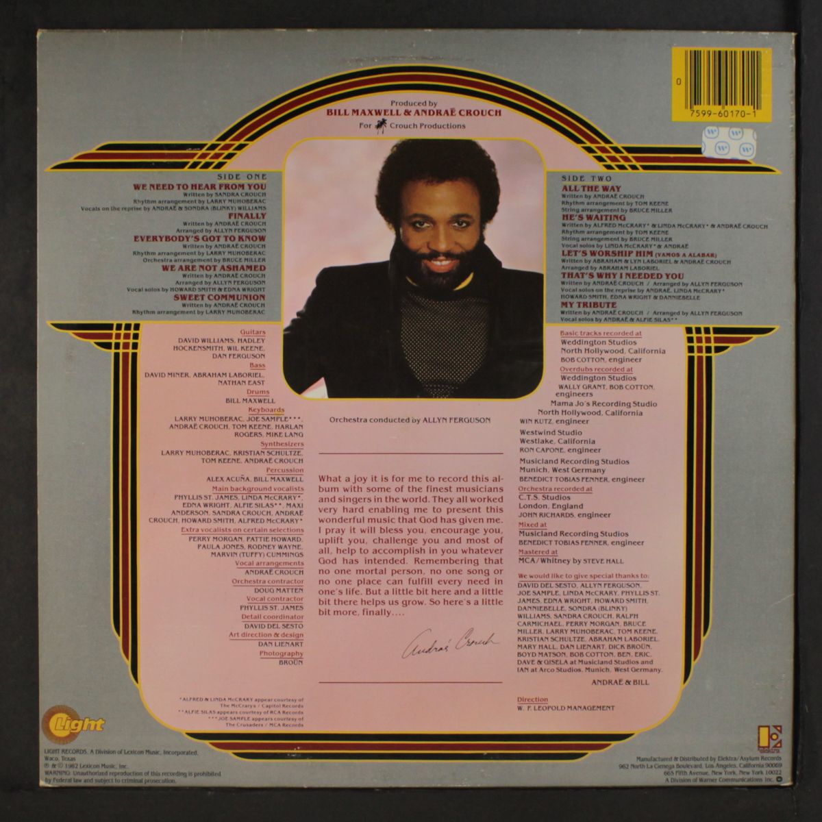finally by ANDRAE CROUCH