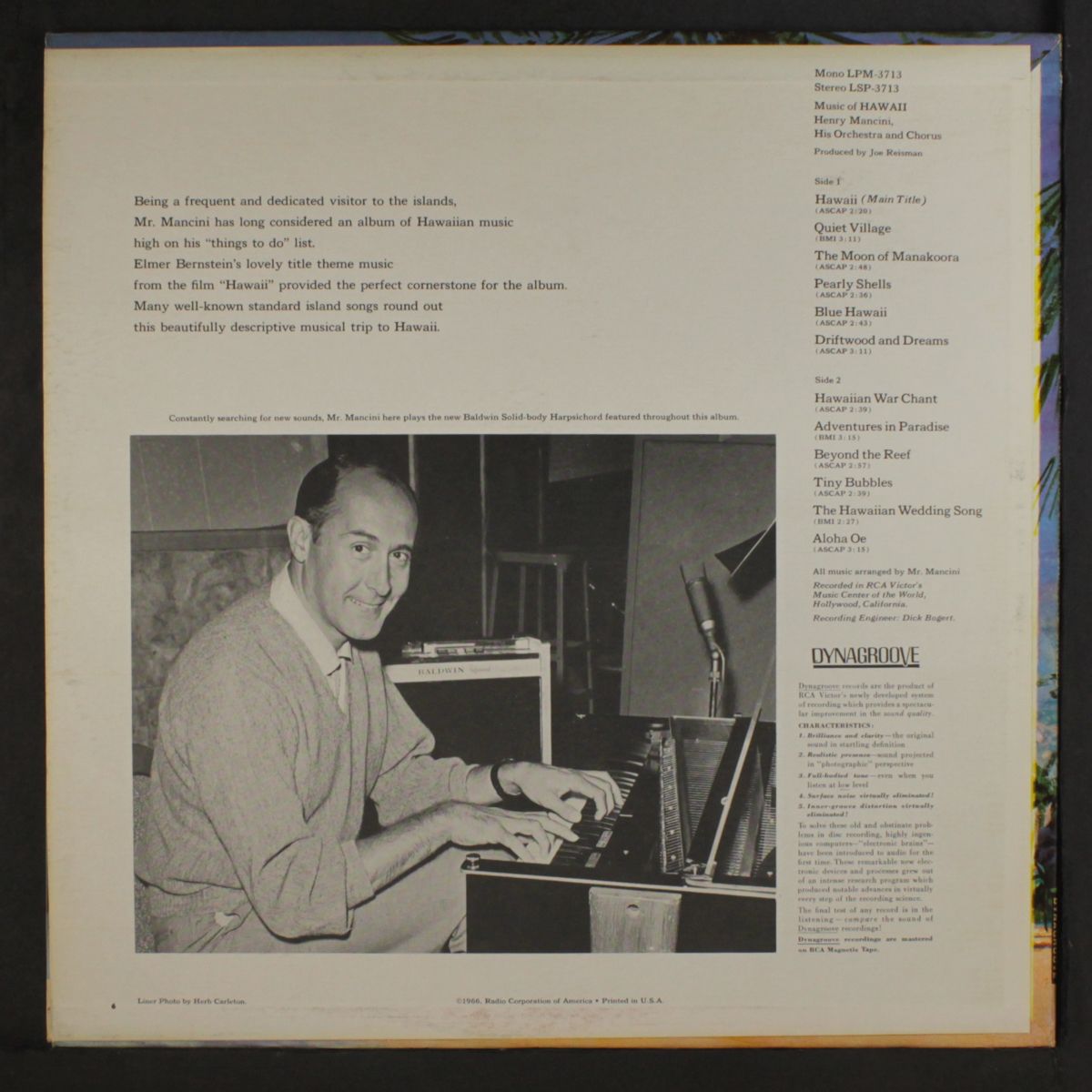 music of hawaii by HENRY MANCINI