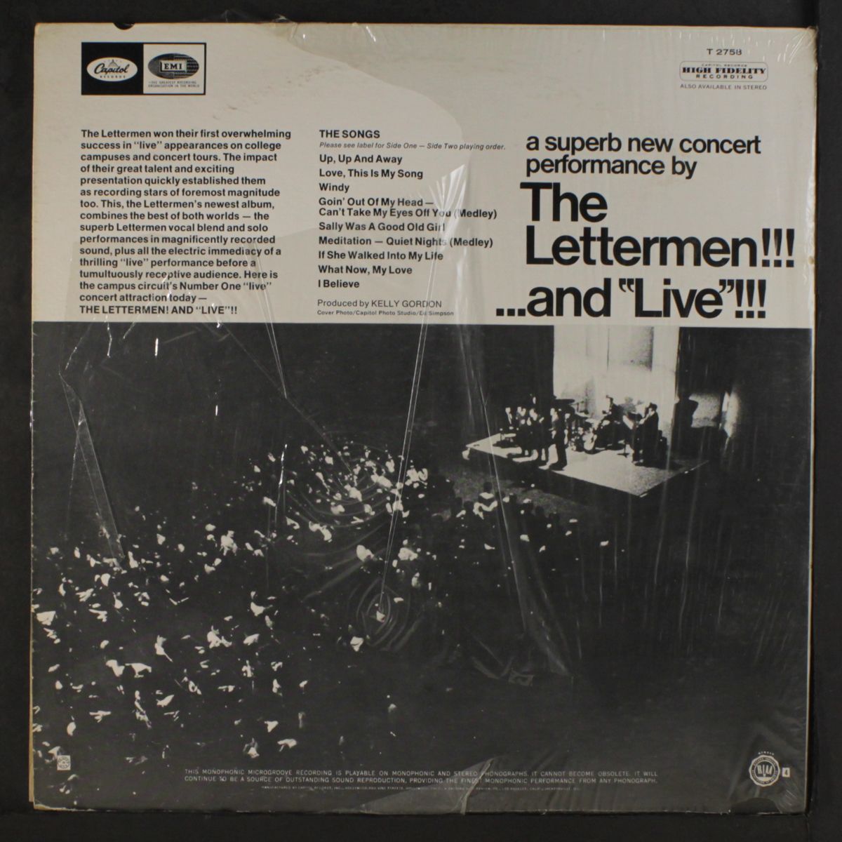 ...and live! by LETTERMEN
