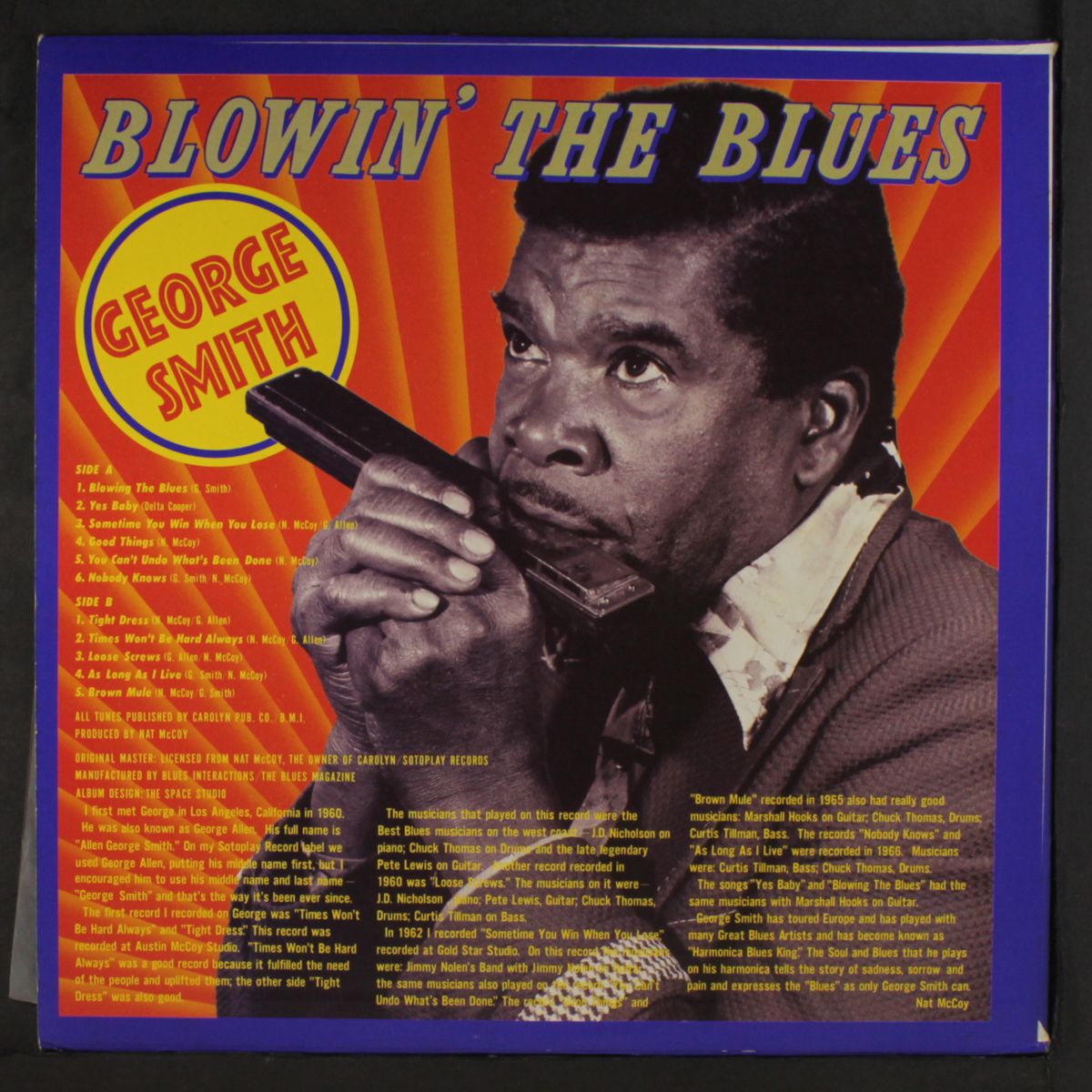 blowin' the blues by GEORGE SMITH
