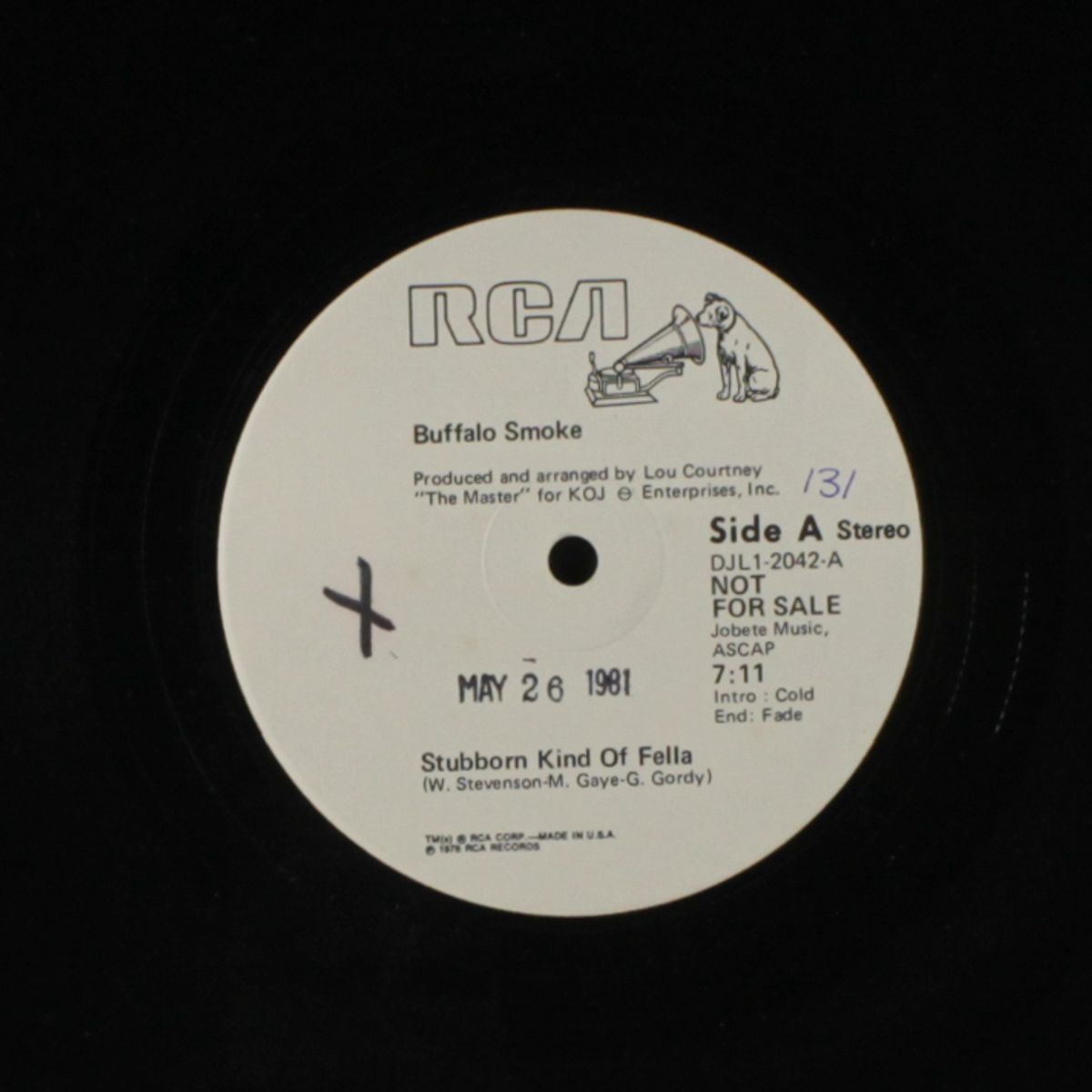 stubborn kind of fella by BUFFALO SMOKE
