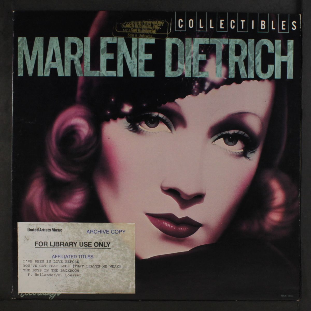 her complete decca recordings by MARLENE DIETRICH