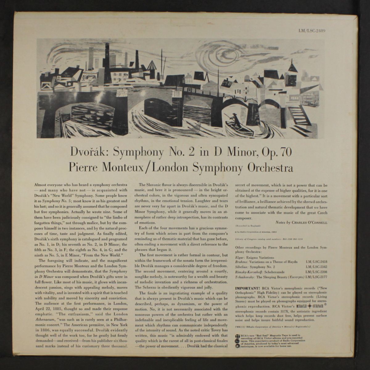 dvorak: symphony no. 2 by PIERRE MONTEUX