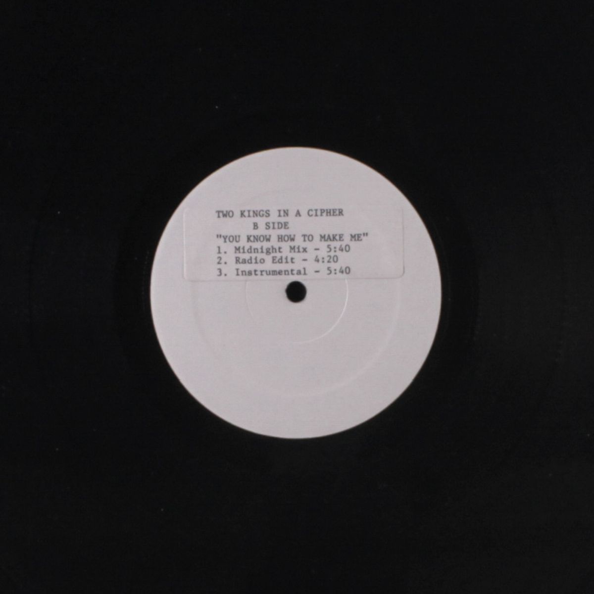 movin' on 'em / you know how to make me by TWO KINGS IN A CIPHER