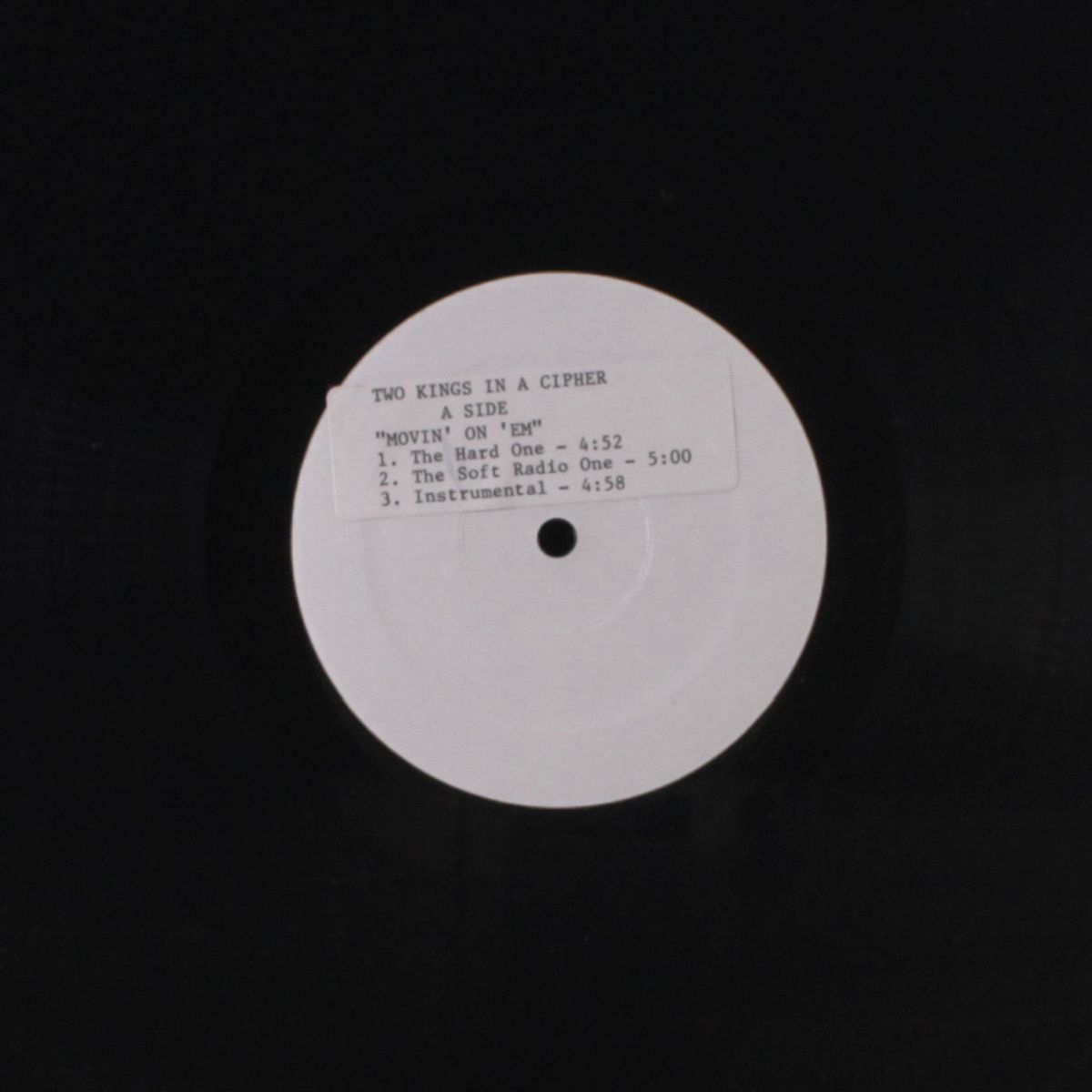 movin' on 'em / you know how to make me by TWO KINGS IN A CIPHER