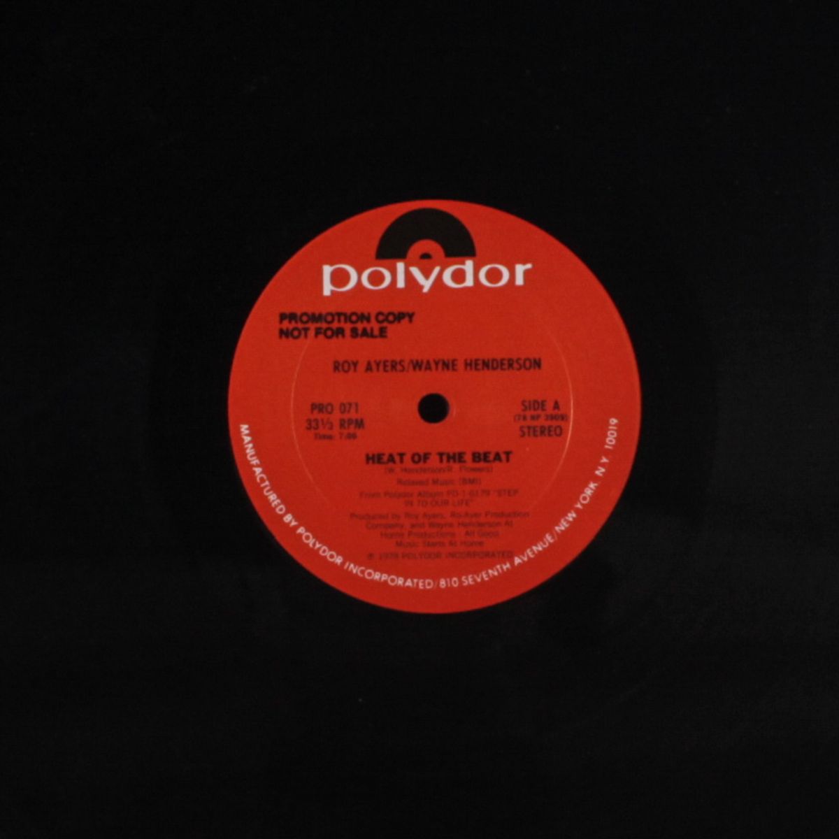 heat of the beat by ROY AYERS & WAYNE HENDERSON
