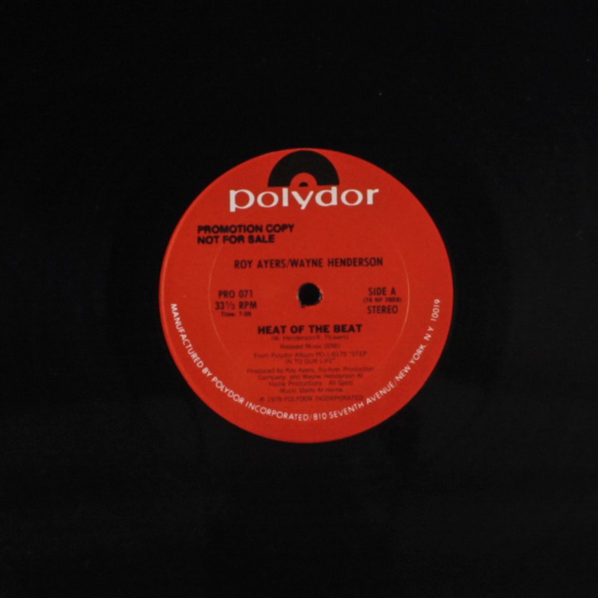 heat of the beat by ROY AYERS & WAYNE HENDERSON