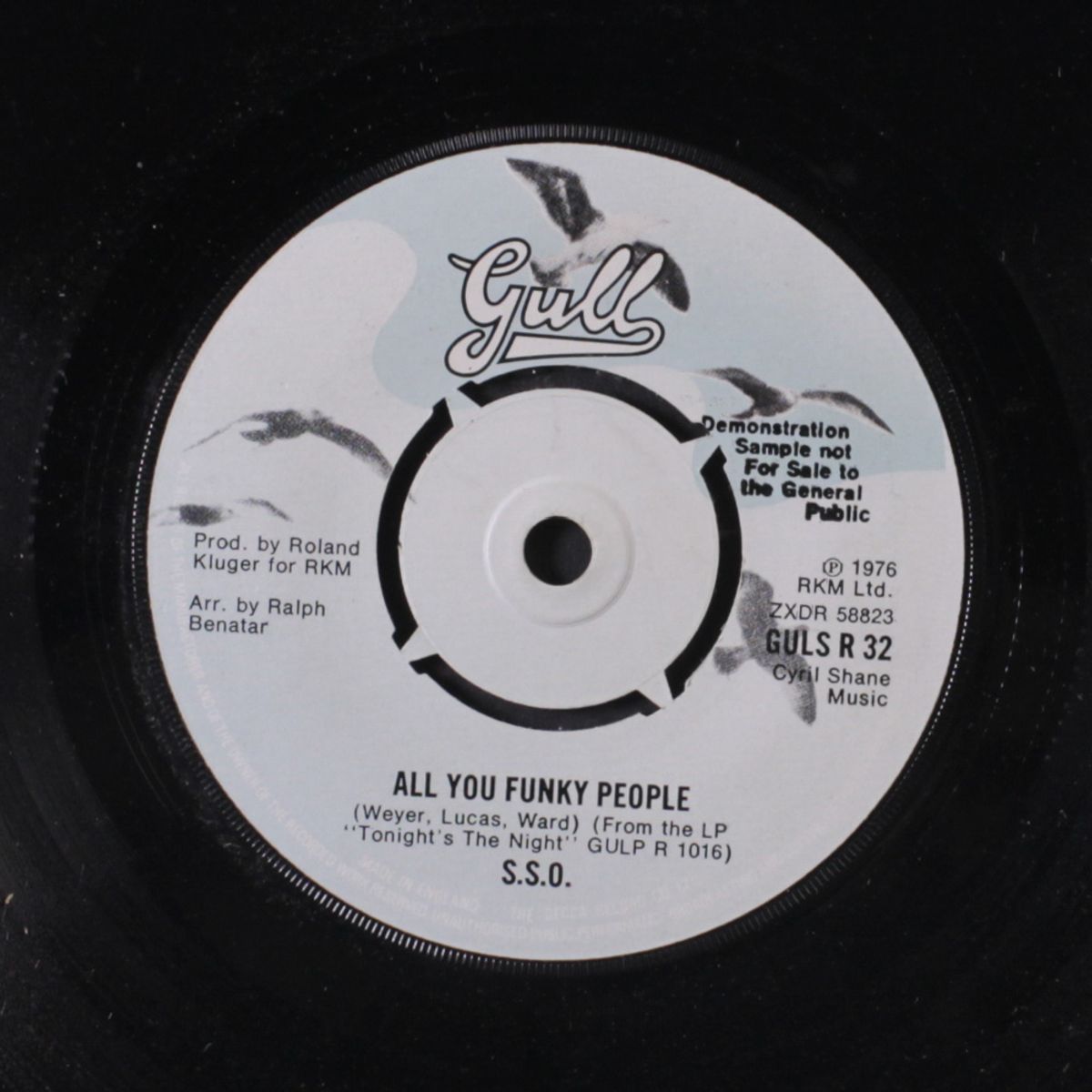 tonight's the night / all you funky people by S.S.O.