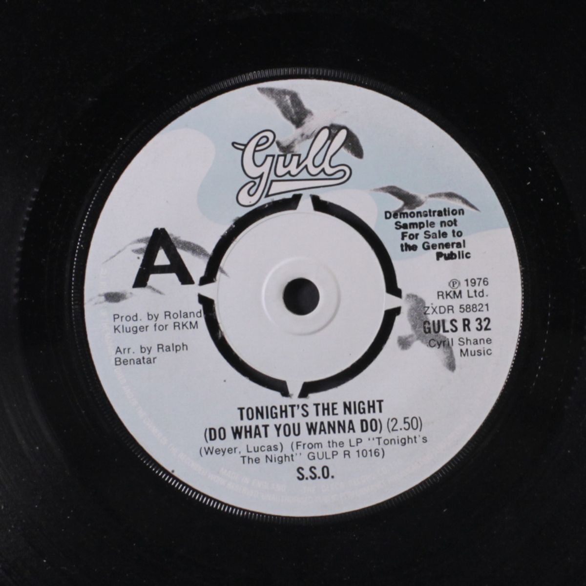 tonight's the night / all you funky people by S.S.O.