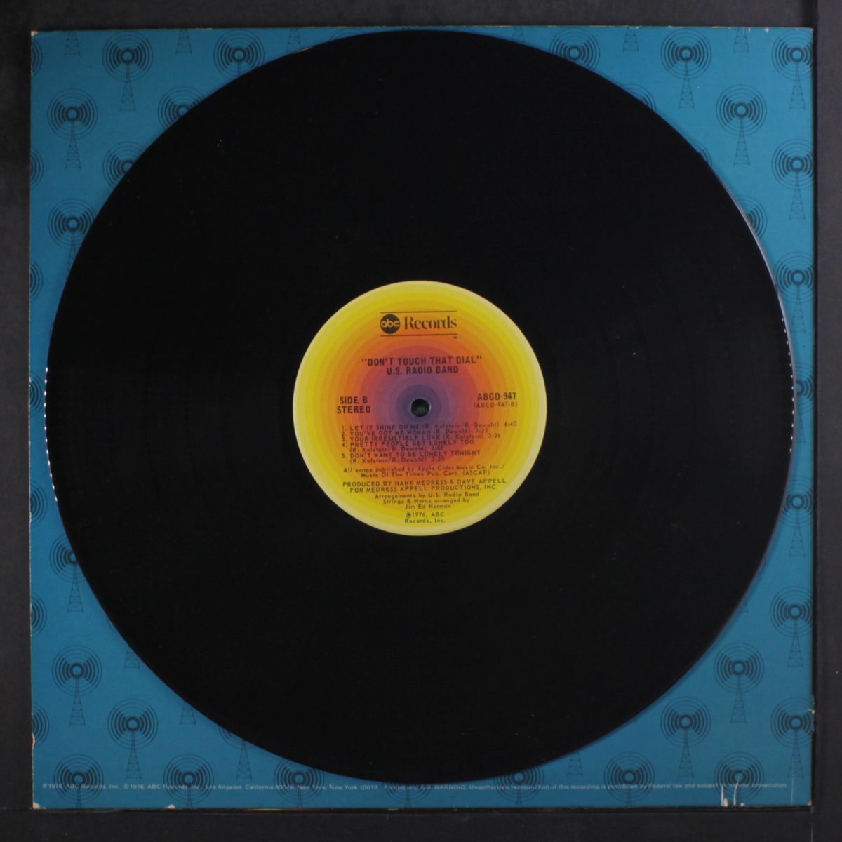 don't touch that dial by U.S. RADIO BAND