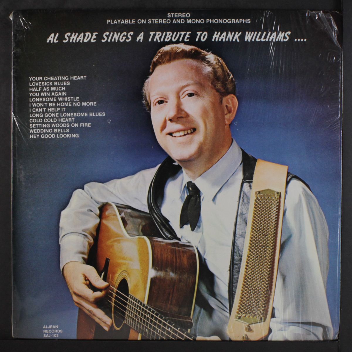 sings a tribute to hank williams by AL SHADE
