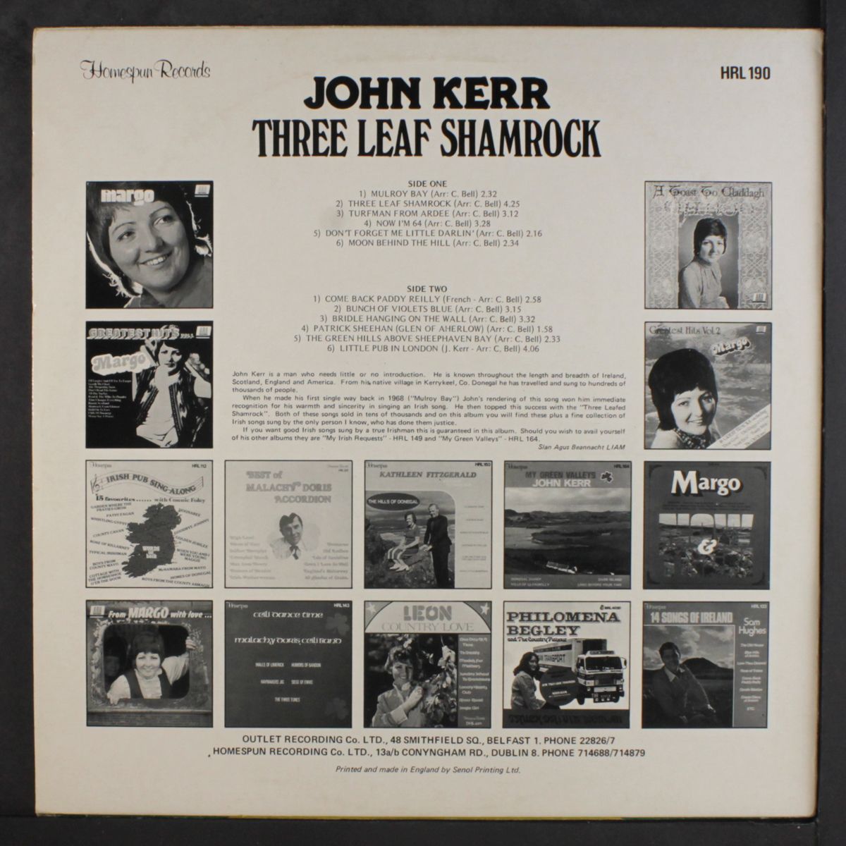 three leaf shamrock by JOHN KERR