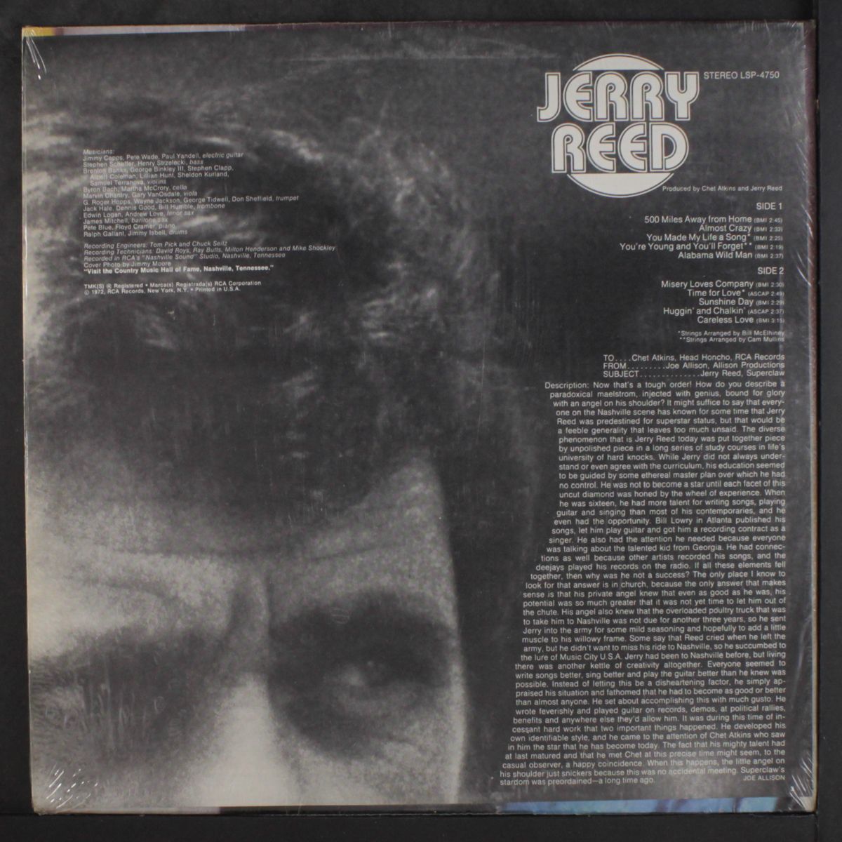 jerry reed by JERRY REED