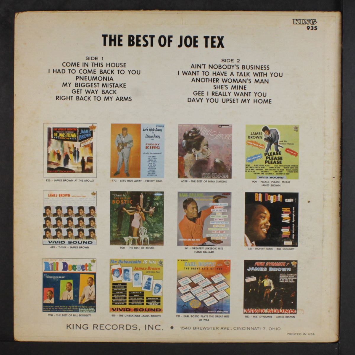 best of by JOE TEX