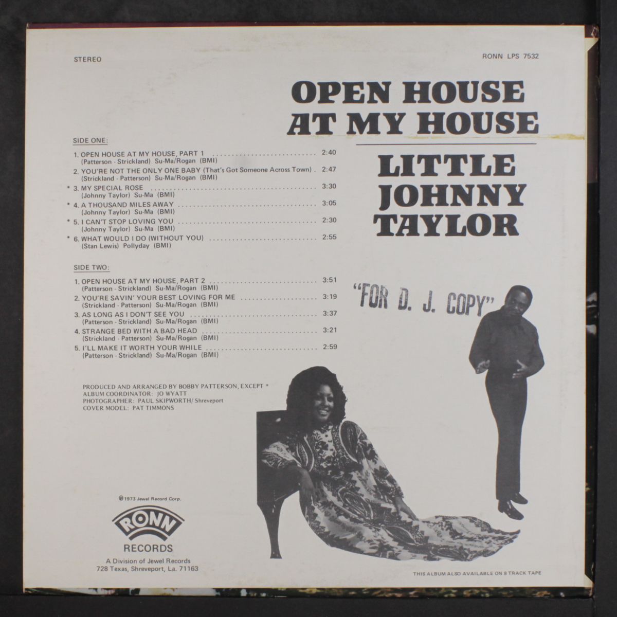 open house at my house by LITTLE JOHNNY TAYLOR