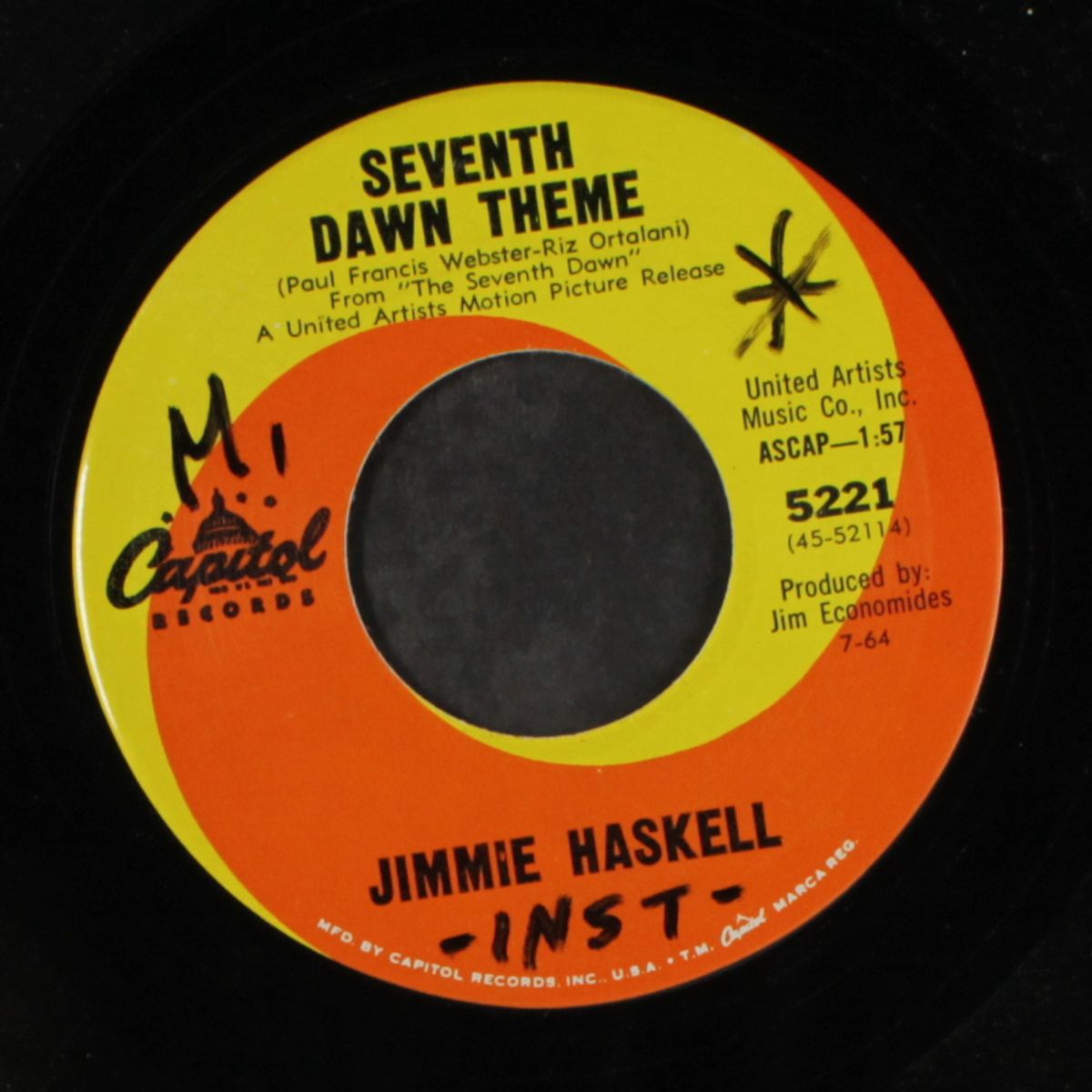 seventh dawn theme by JIMMIE HASKELL