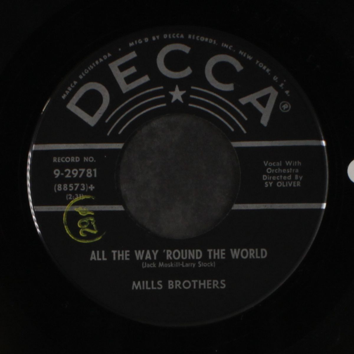 al the way 'round the world / i've changed my mind a thousand times by MILLS BROTHERS