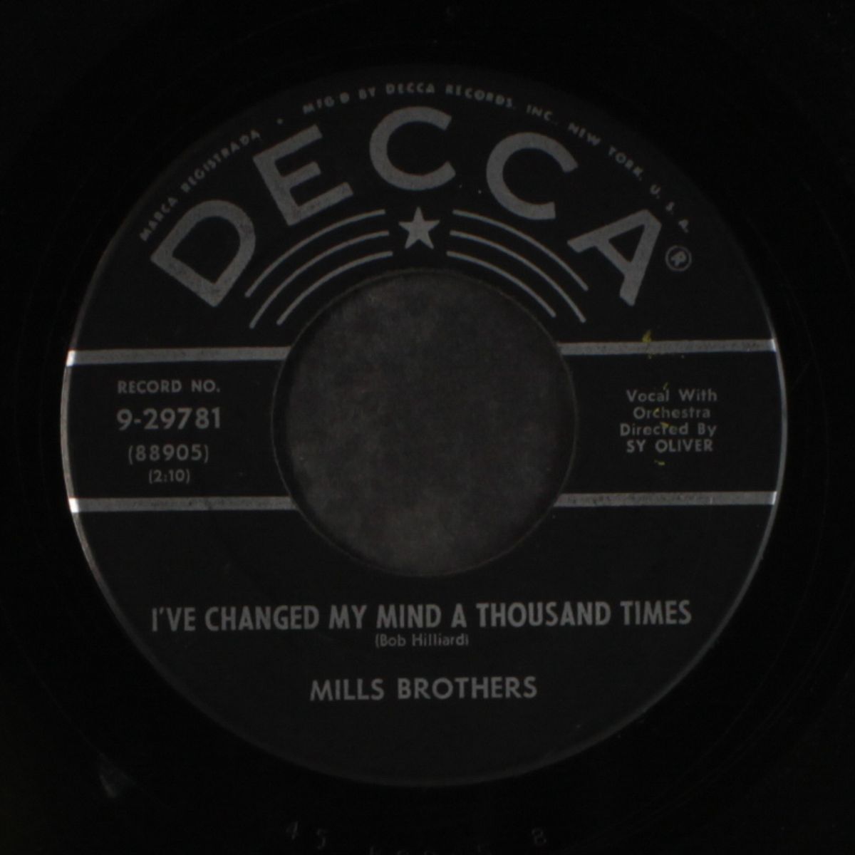 al the way 'round the world / i've changed my mind a thousand times by MILLS BROTHERS