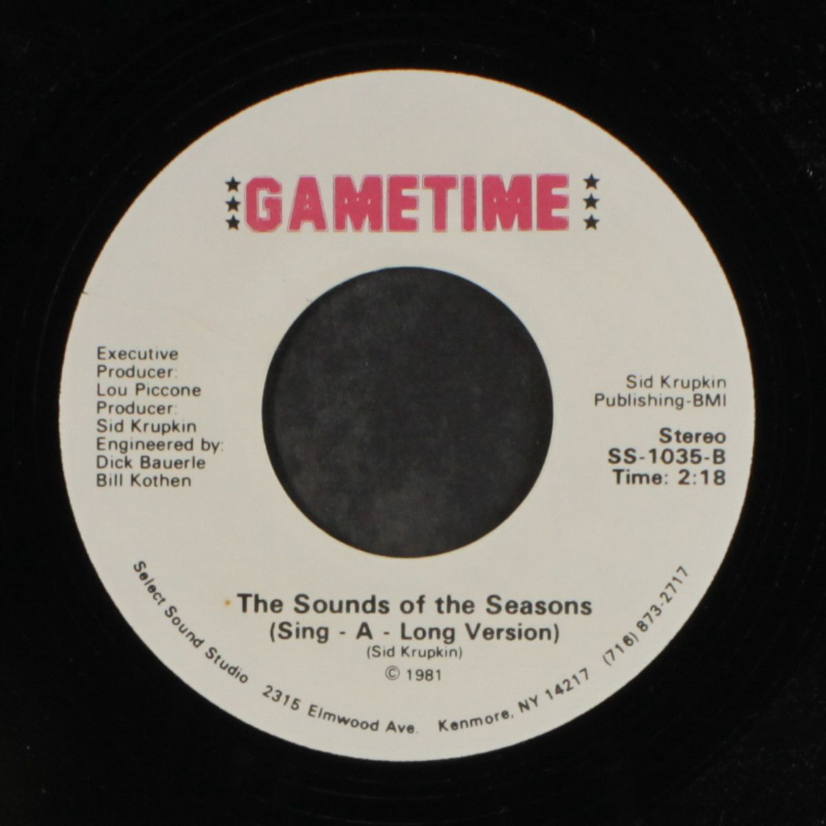 sounds of the season by LOU PICCONE