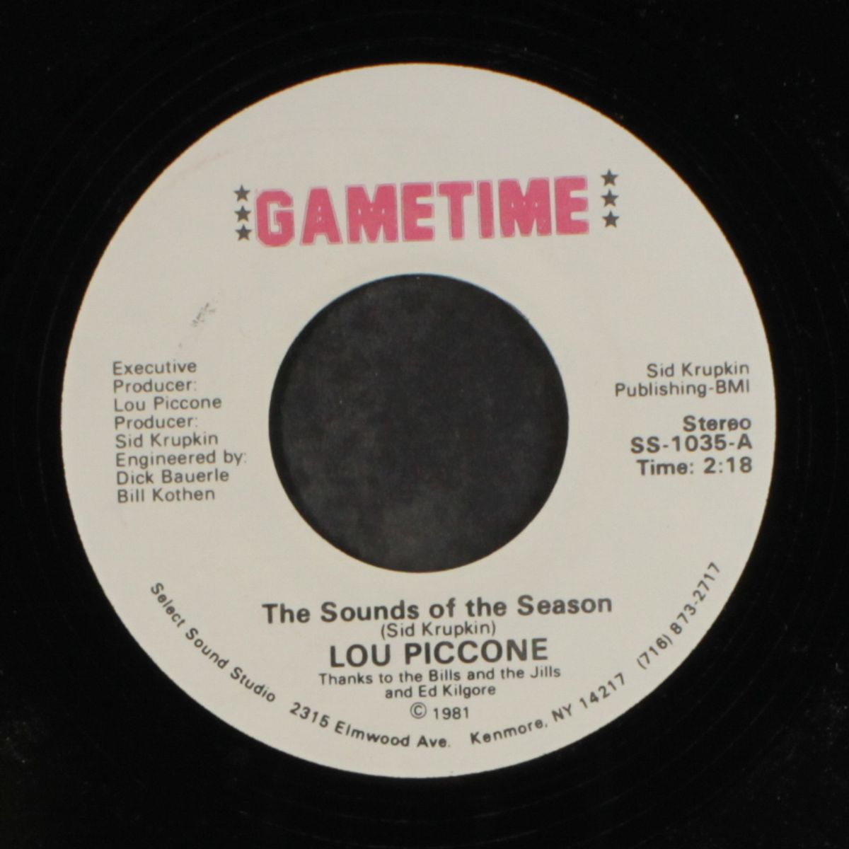 sounds of the season by LOU PICCONE