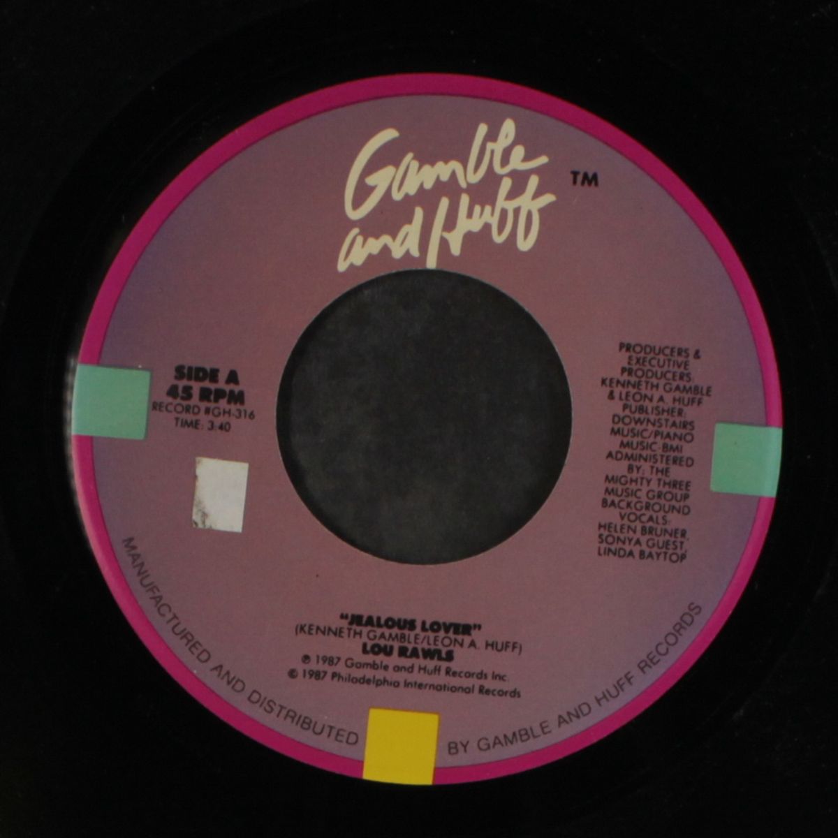 jealous lover / two happy hearts by LOU RAWLS