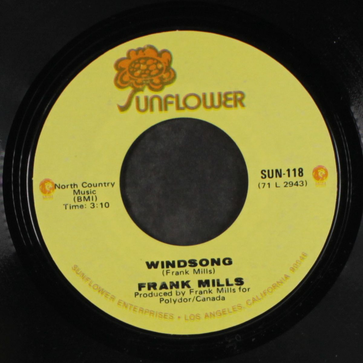 windsong / love me, love me love by FRANK MILLS