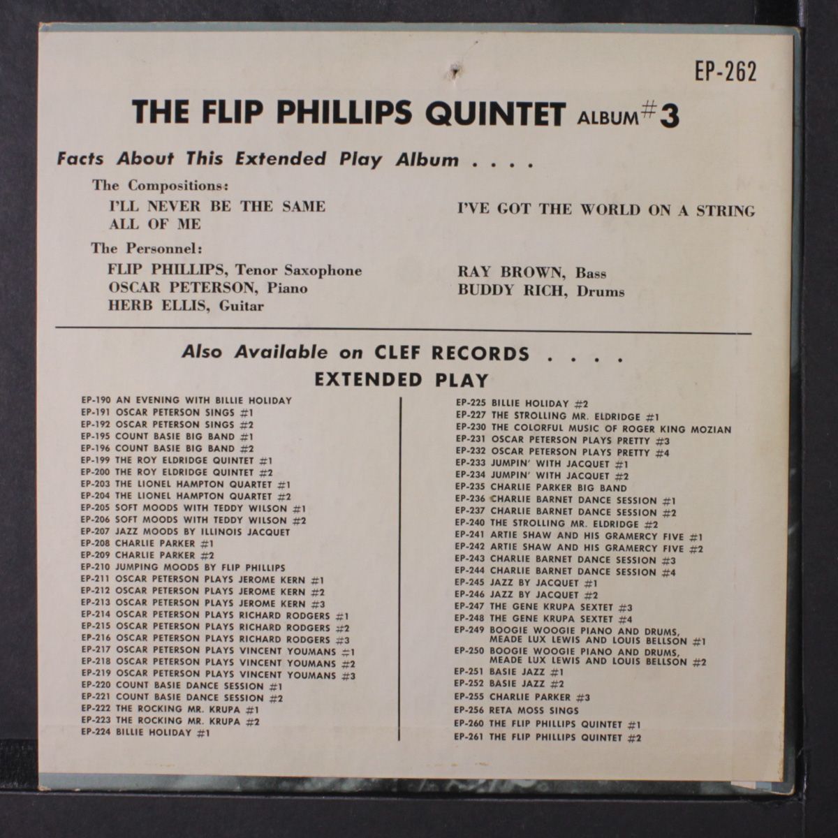 album #3 by FLIP PHILLIPS