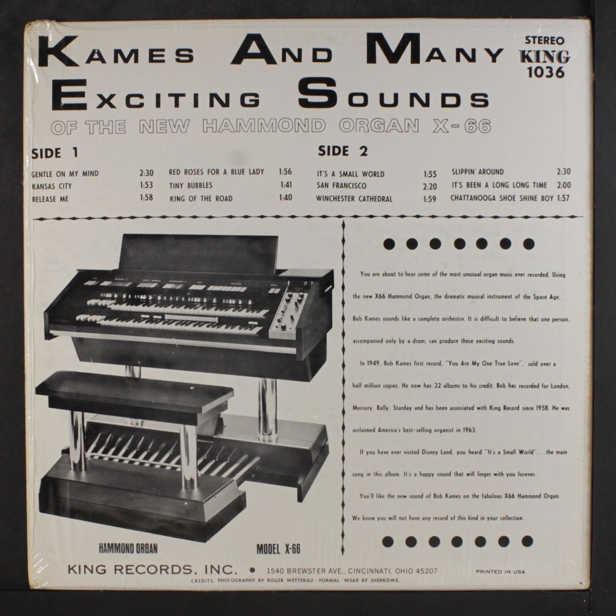 and many exciting sounds by BOB KAMES