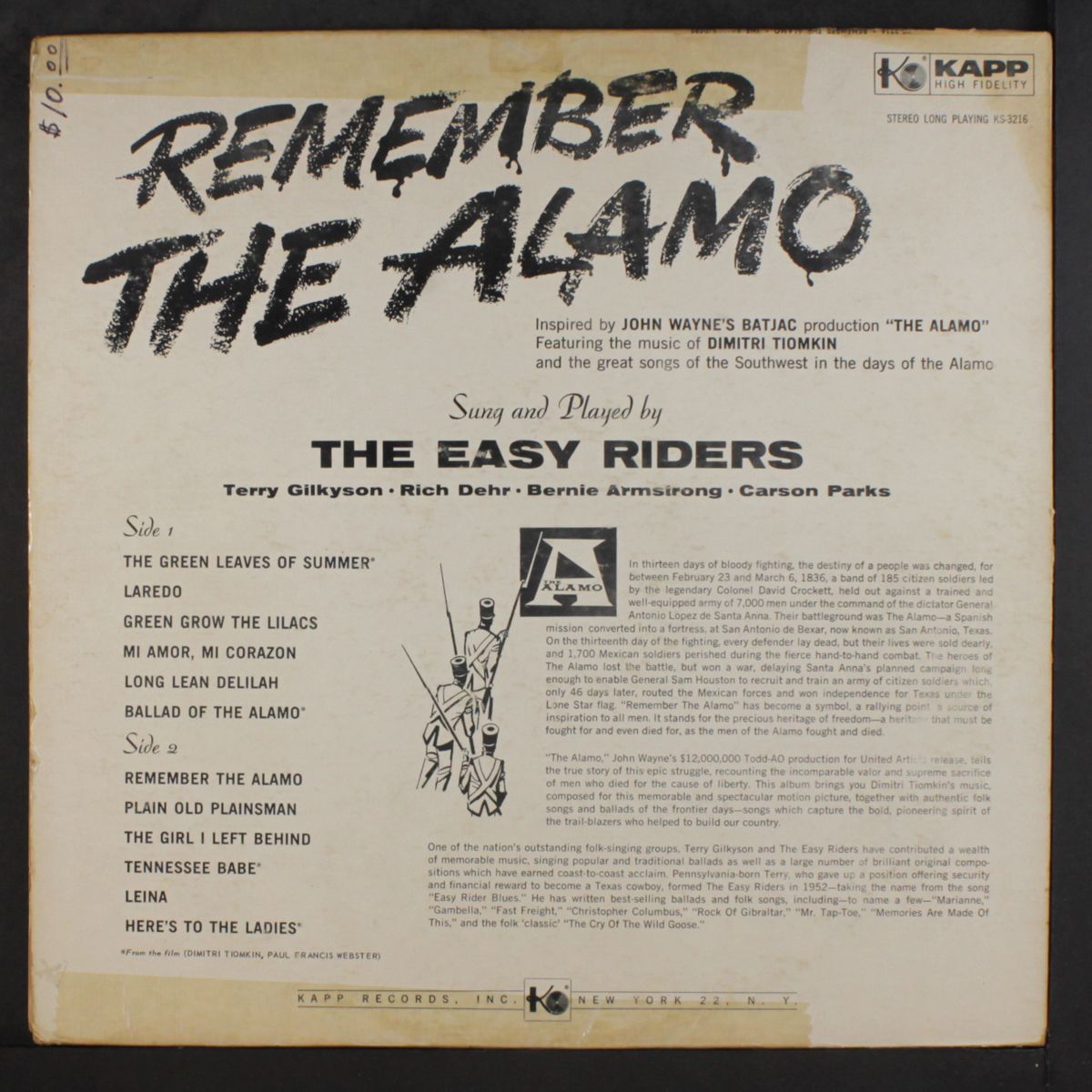 remember the alamo by SOUNDTRACK