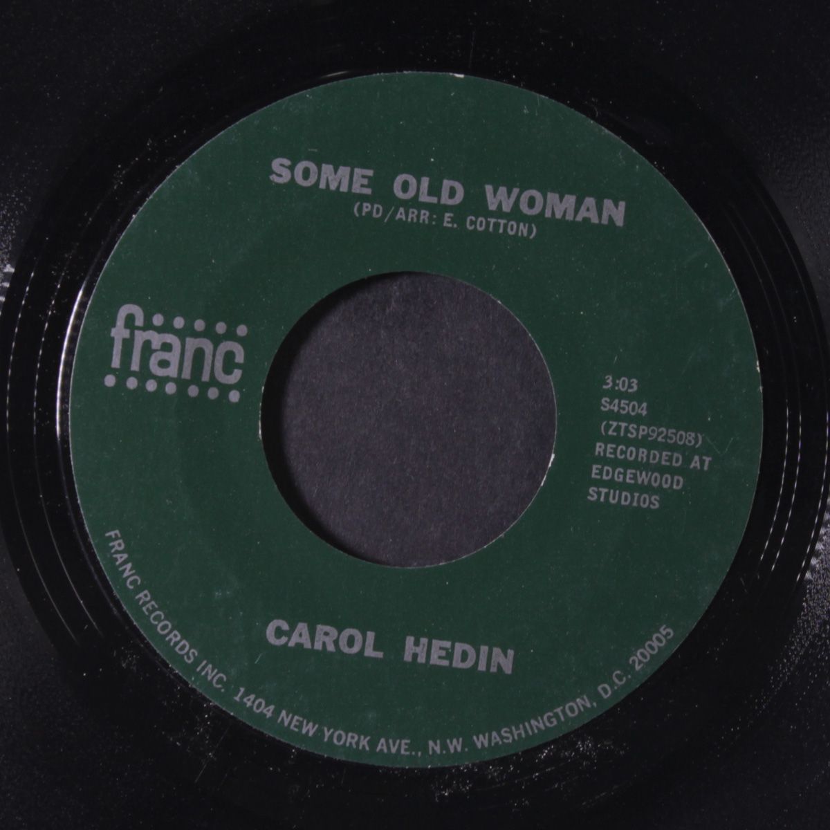 tomorrow is a long time / some old woman by CAROL HEDIN